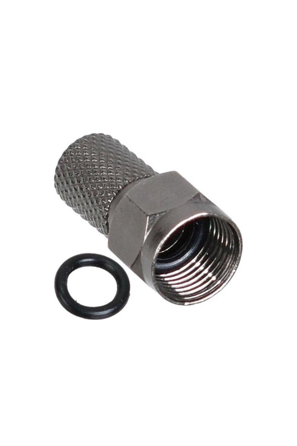 swilex HERZ HF-02 RG6/U6 22 MM SİYAH CONTALI F KONNEKTÖR (100LÜ POŞET)