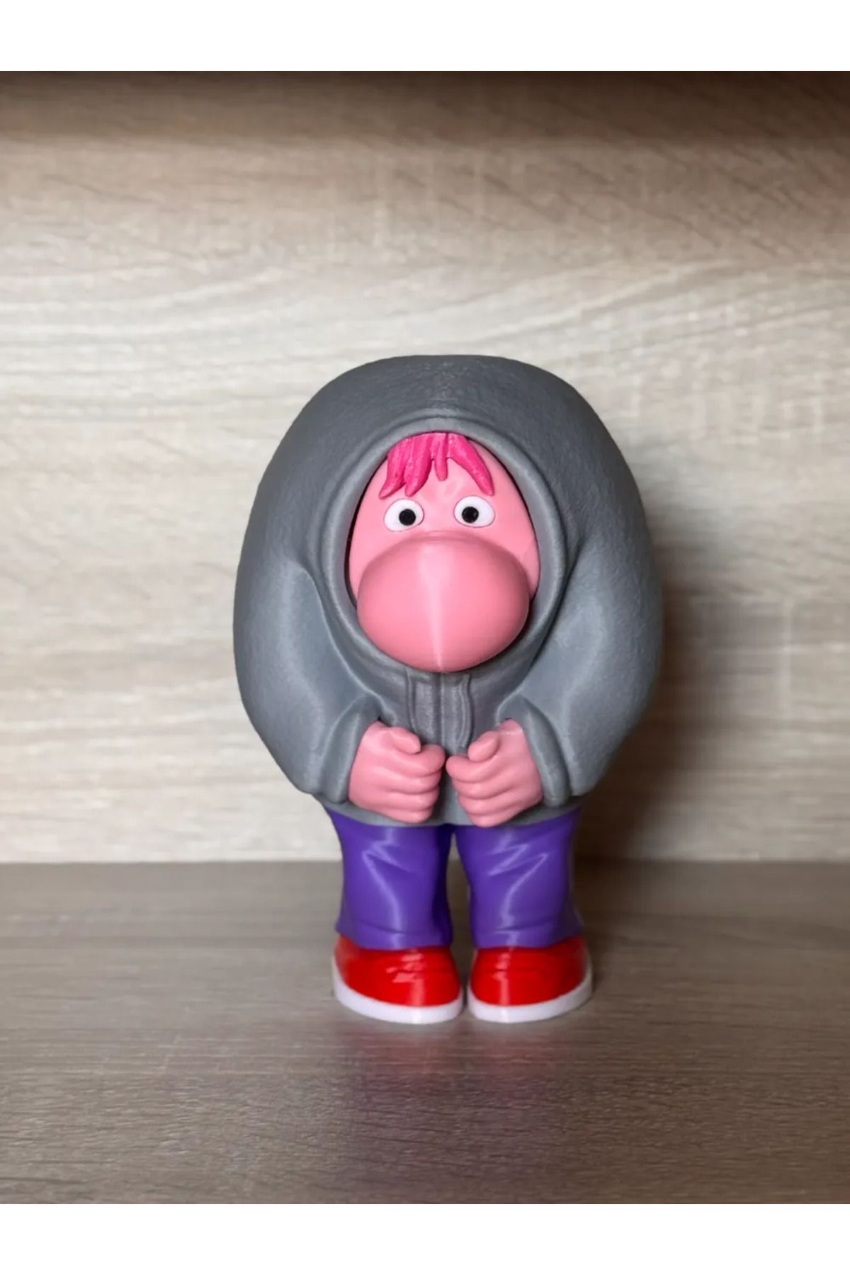 Modellio3D Tersyüz Utanç Figürü (Inside Out Utanç Karakteri) Koleksiyonluk Film Figürü - Dekoratif Oyuncak