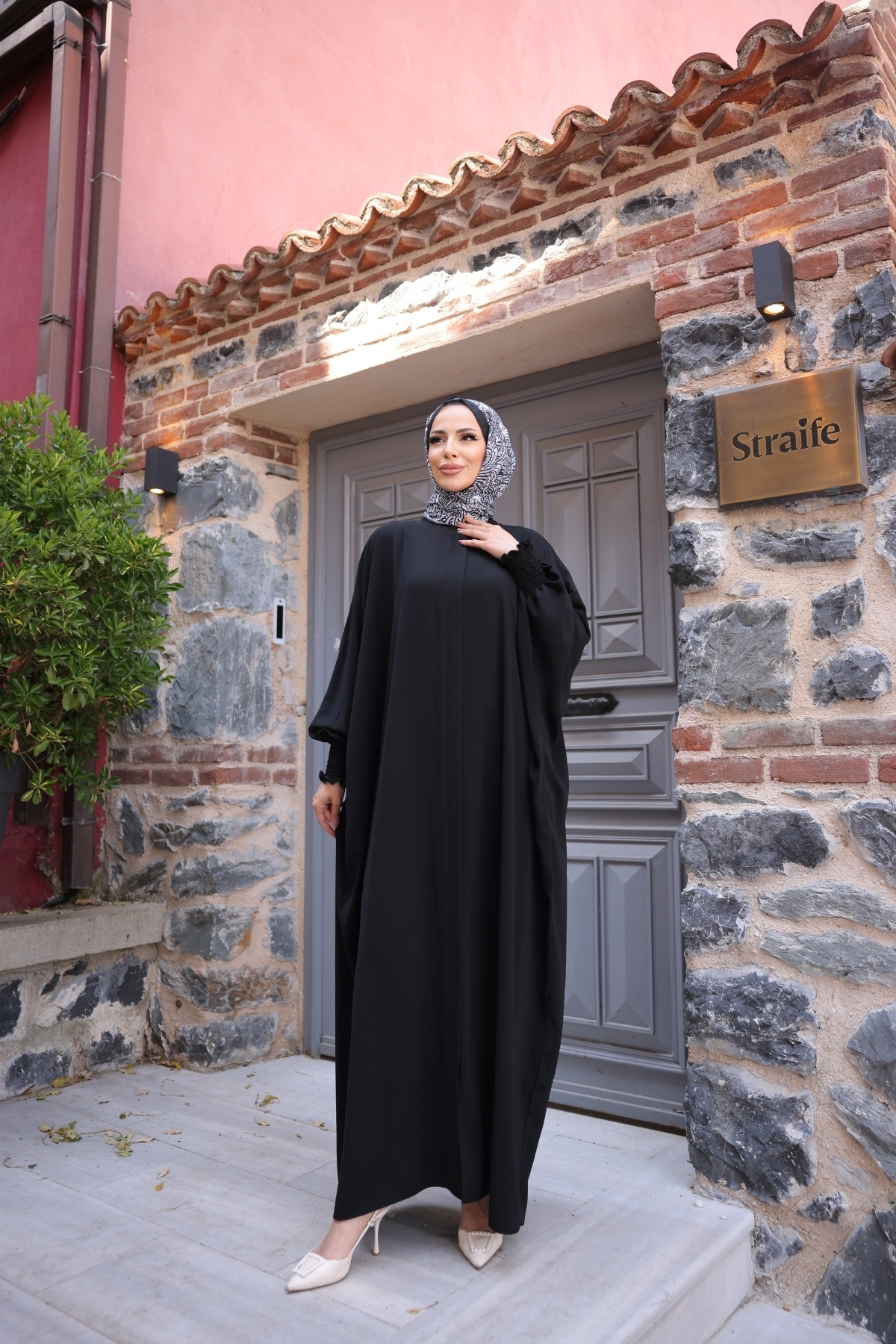 KADEEM Yarasa Fermuarlı-siyah