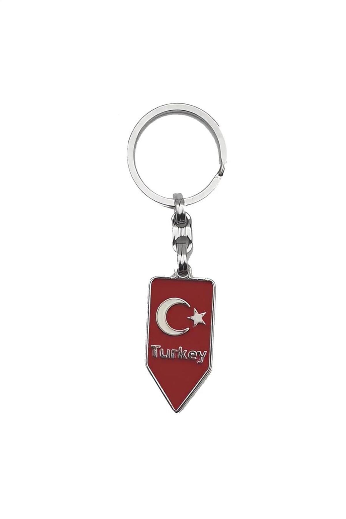 alsepeteavm Beşgen Bayrak Anahtarlık