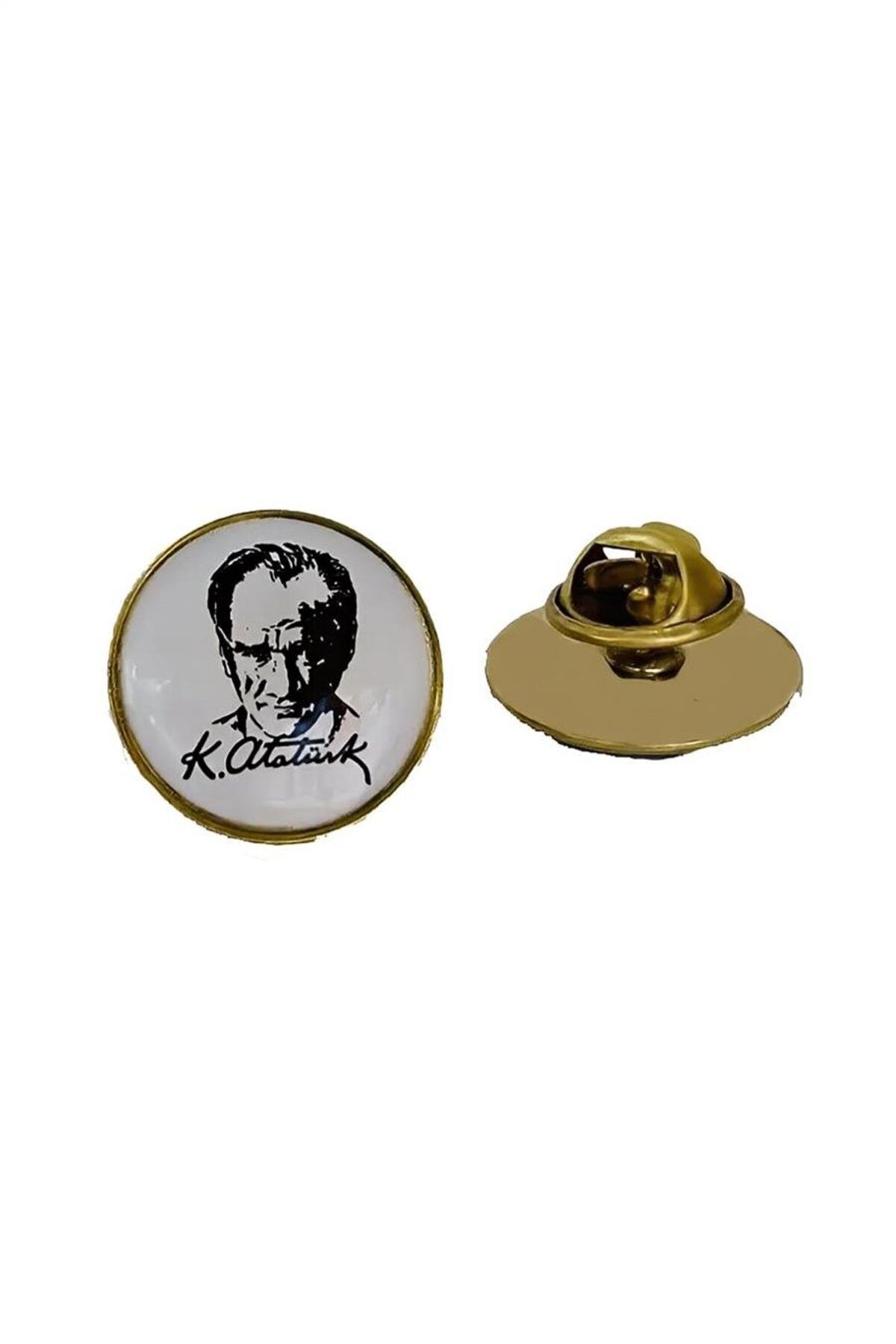 alsepeteavm Atatürk İmzalı Rozet (35'Li) 20 mm