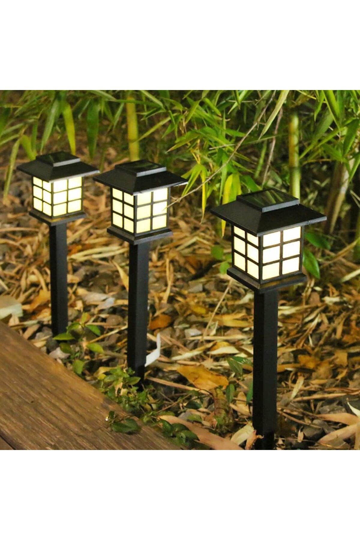 Solar Daylight Led Solar Garden Lighting 5w Outdoor Lantern Balcony Decor Lamp 37cm