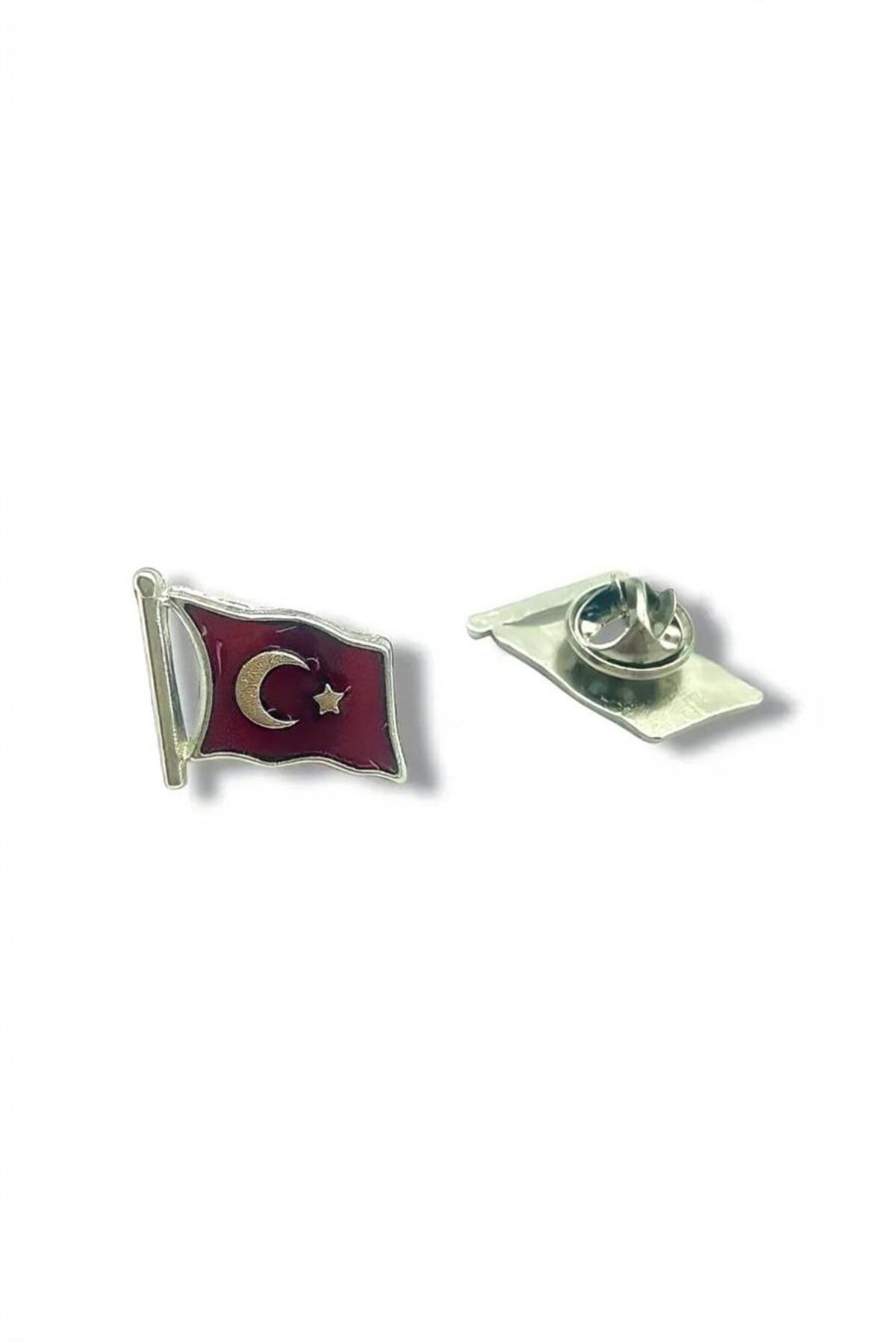 alsepeteavm Krom Bayrak Rozet Dalgalı (30'lu)