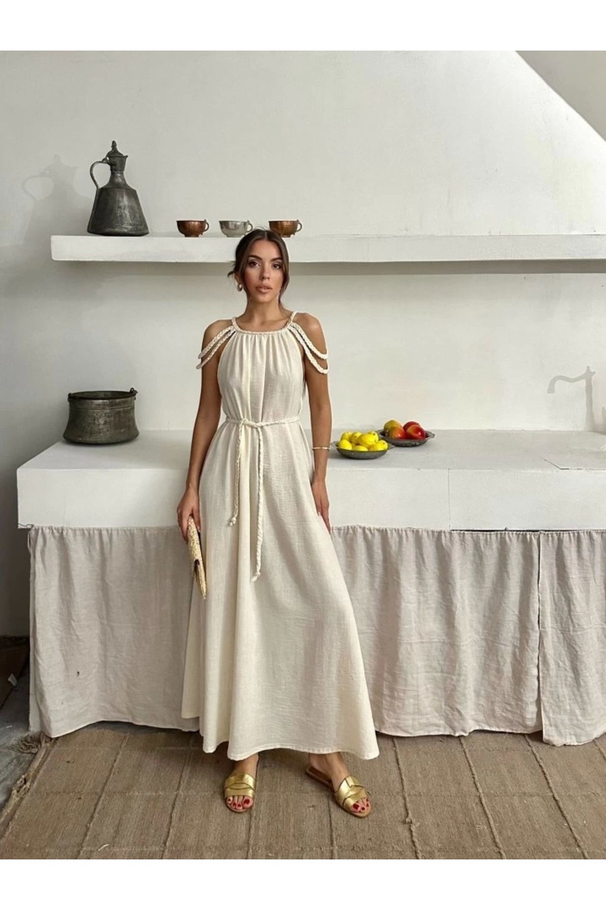 Butik KETEN ELBİSE
