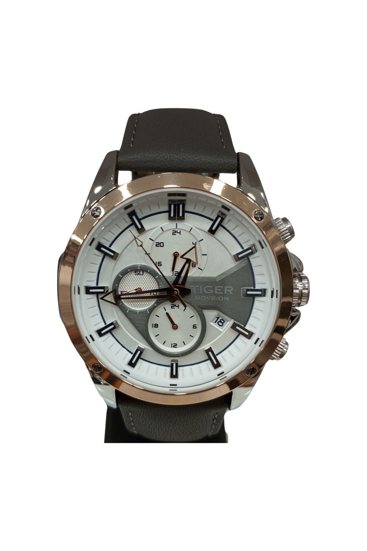 Tiger TİGER ERKEK KOL SAATİ TF-225 42MM-46MM Gri