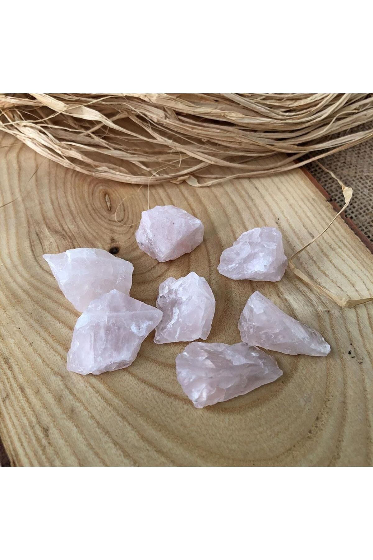 Taş-Mir Pembe Kuvars İşlenmemiş Ham Parça ( 1 ad. )