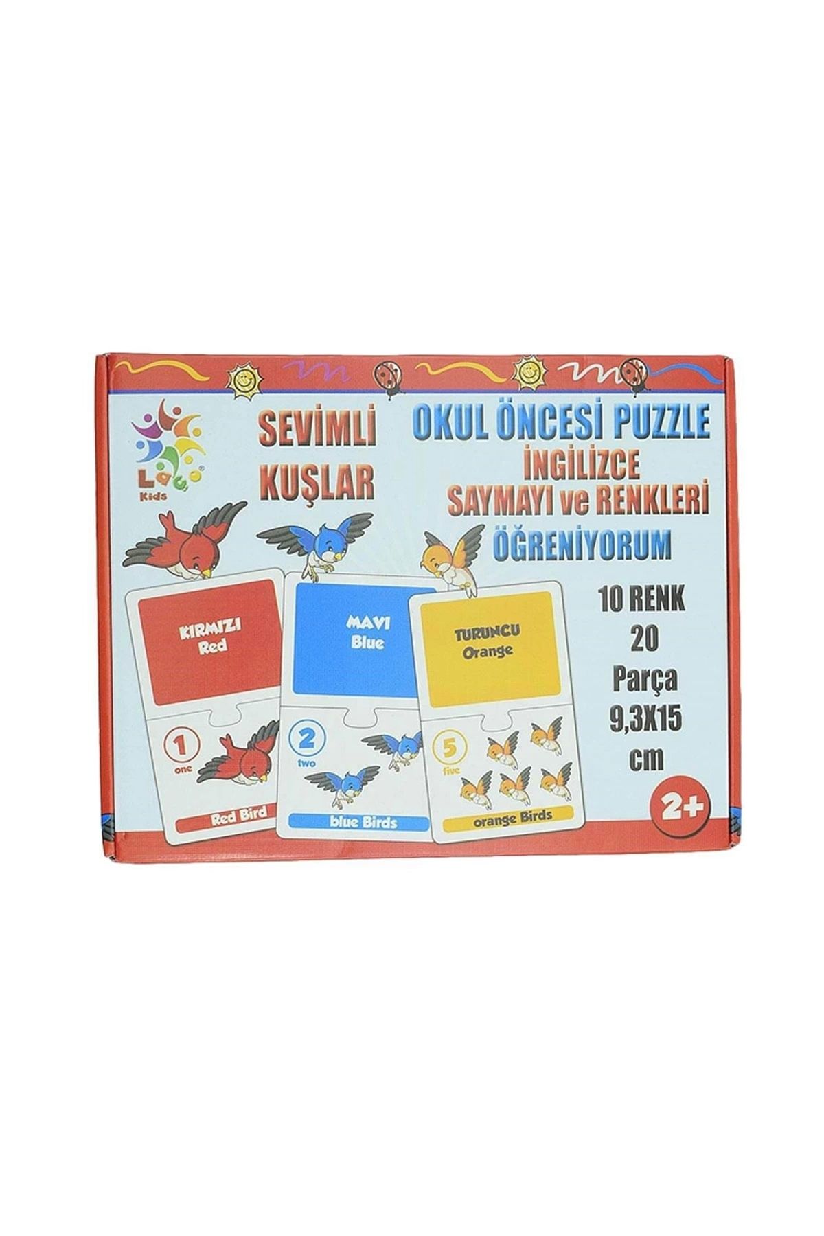 PRATİKOBA Sevimli Kuşlar Okul Öncesi Eşleştirme Oyunu 20 Parça
