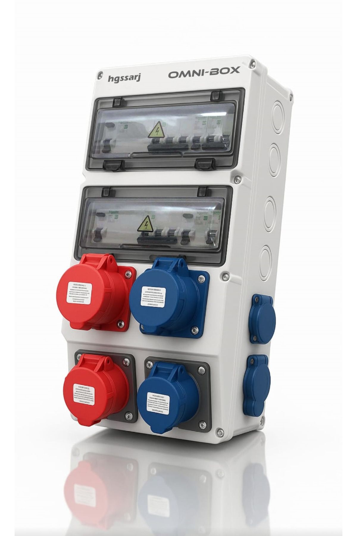 hgsşarj Omnı-Box Elektrikli Araç Kombinasyon Kutusu 5X32A + 3X32A + 5X16 + 3X16 + 1X16A - TEK ÇÖZÜM
