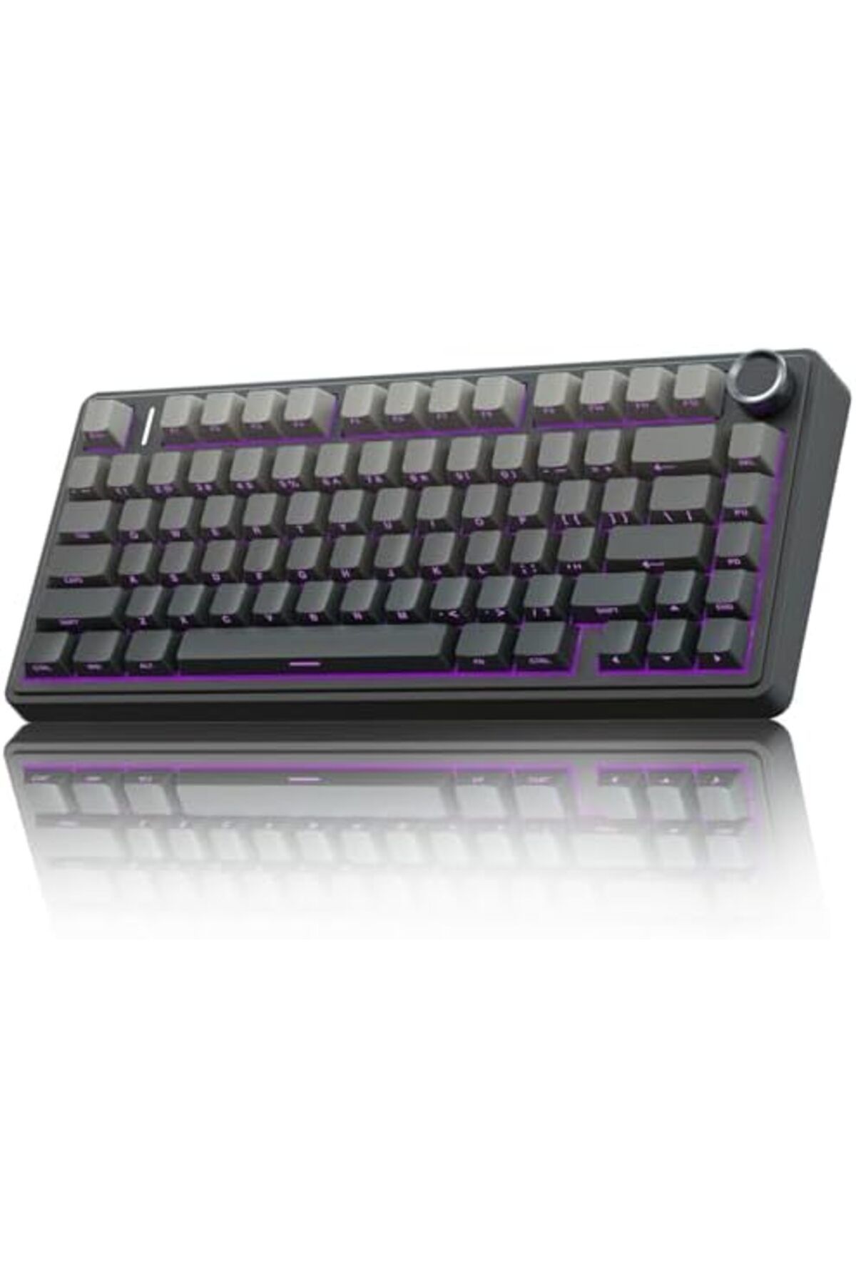 Aula-F75 Pro Mechanical Gaming Keyboard, Side Engraved, 2.4GHz/Type C/BT5.0, 75% Wireless, Swapable 2