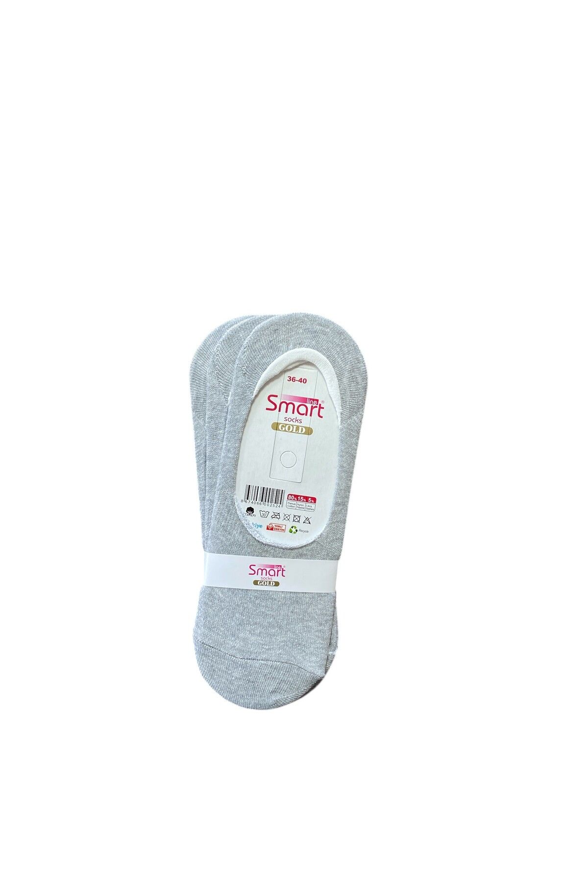 Line Smart-6 Pack Women's Cotton Soft Quality Ballerina Socks 4