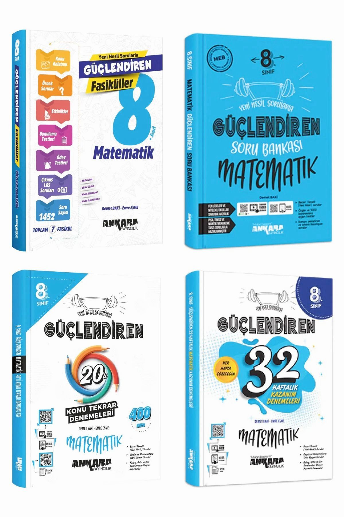 Ankara Kitap Merkezi ANKARA YAYINCILIK LGS 4LÜ SET