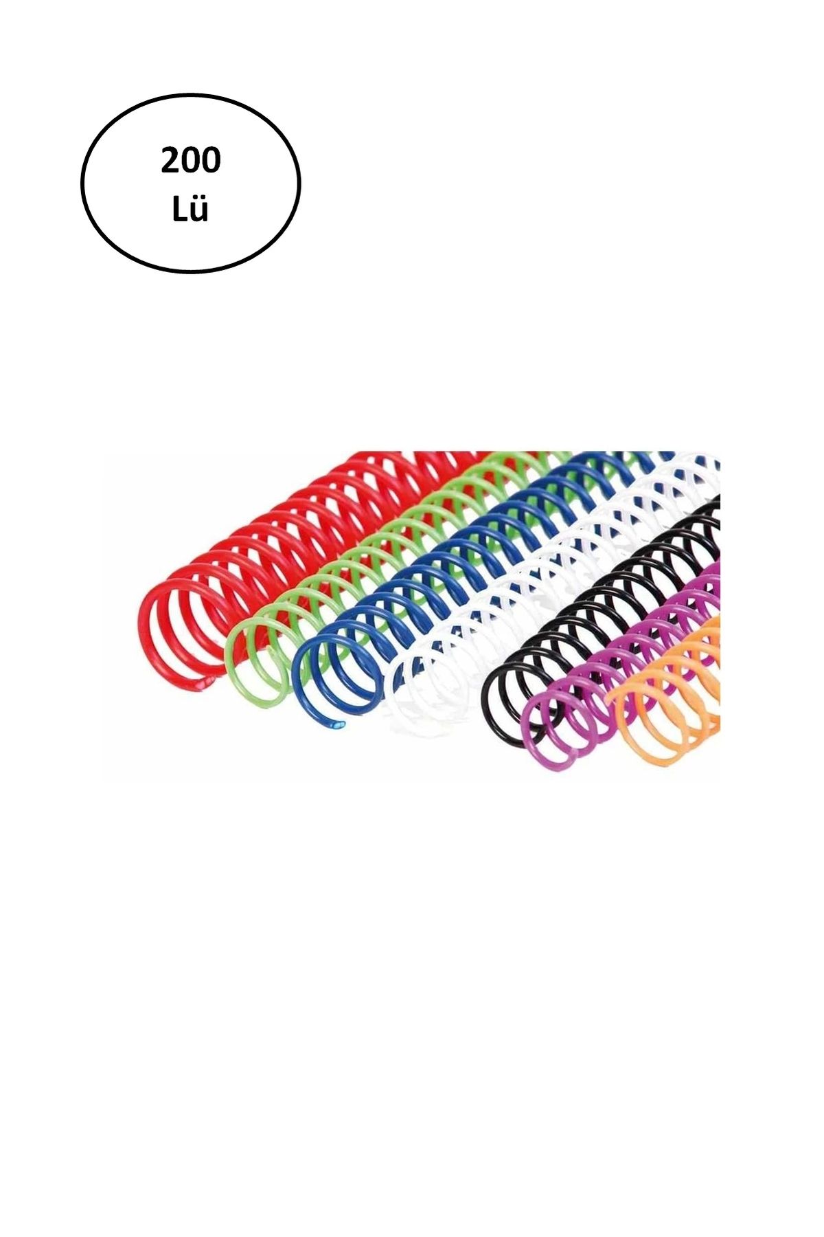 PRATİKOBA Sarff 4:1 12 Mm Helezon Spiral 200 Lü Şeffaf Tel