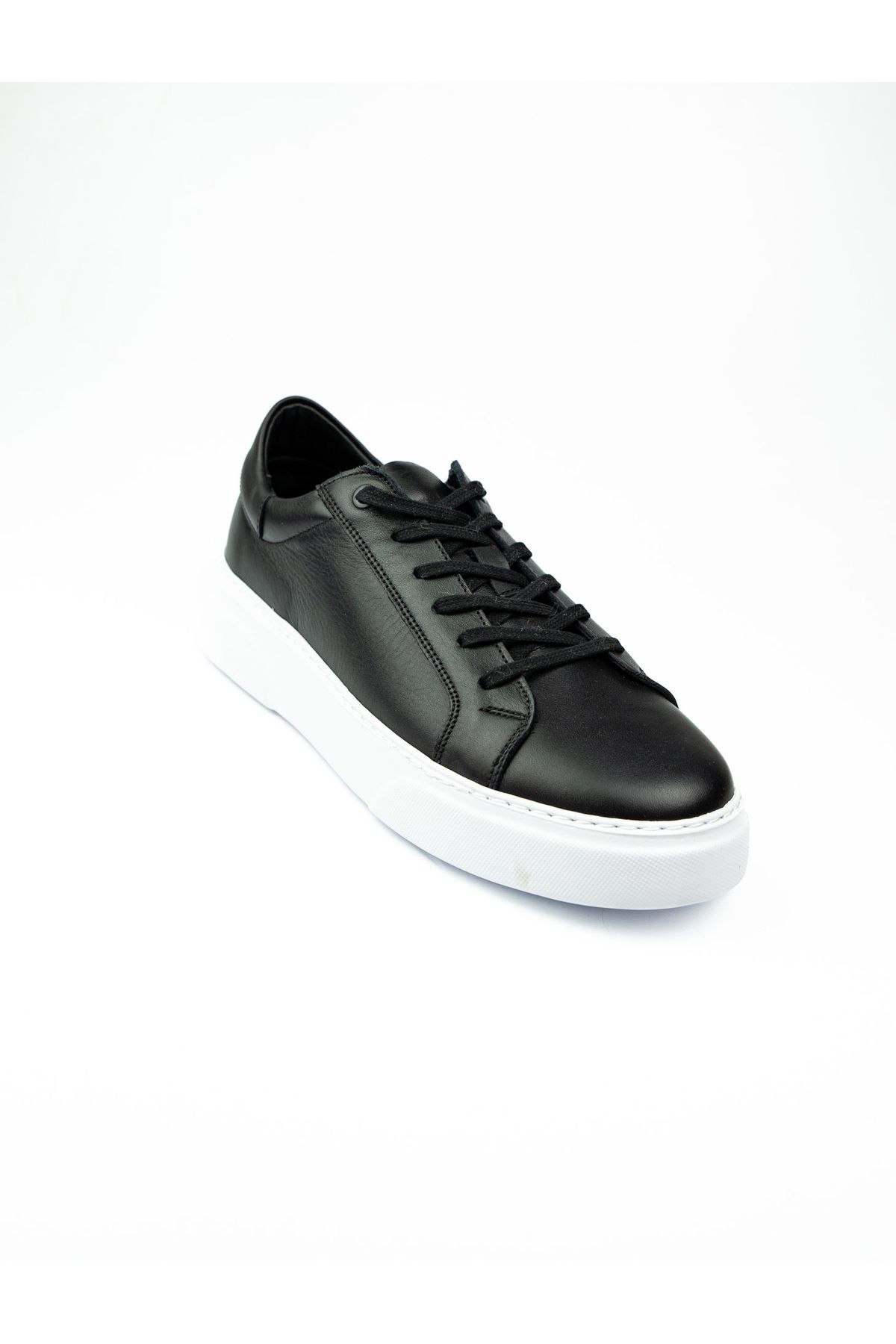 Nobel 4007 Siyah Cilt Deri Erkek Sneaker