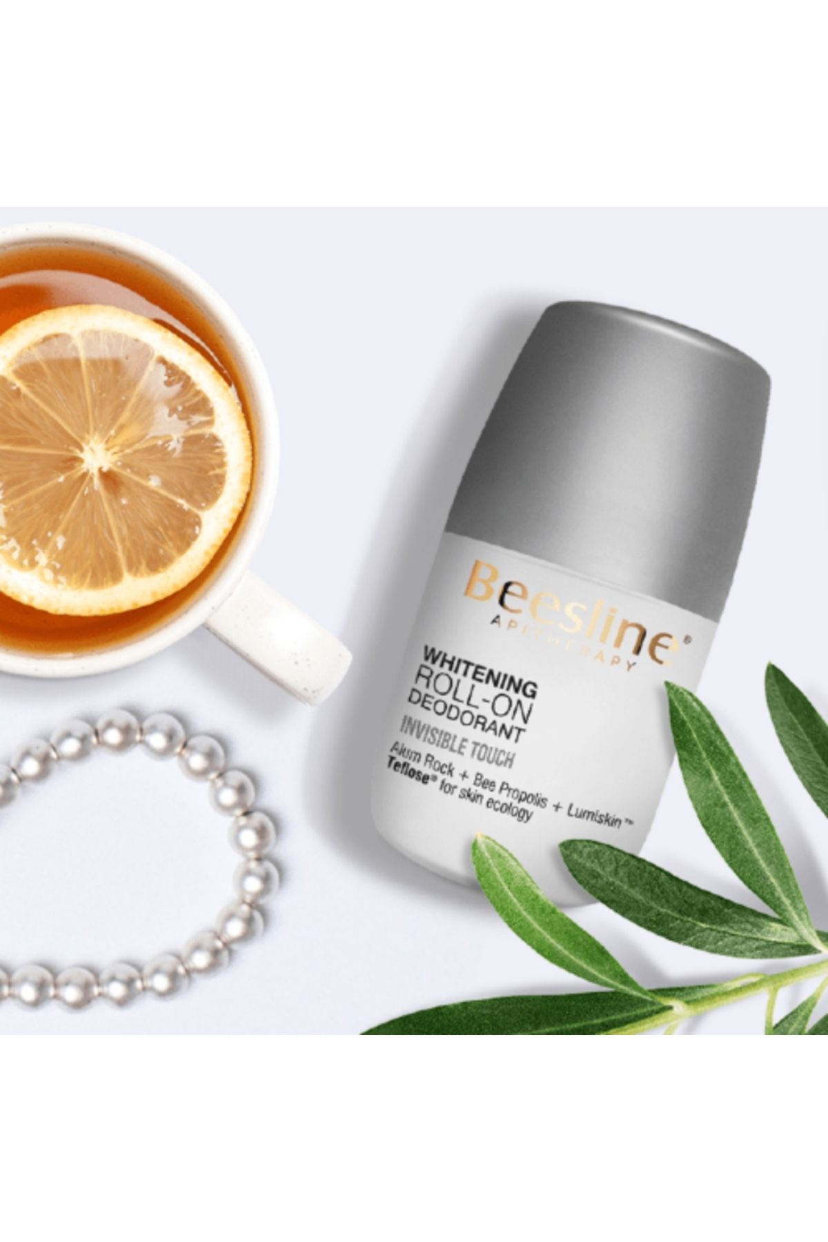 Beesline-Invisible Touch Natural Whitening Roll-On Deo 50 ml 1+1 6