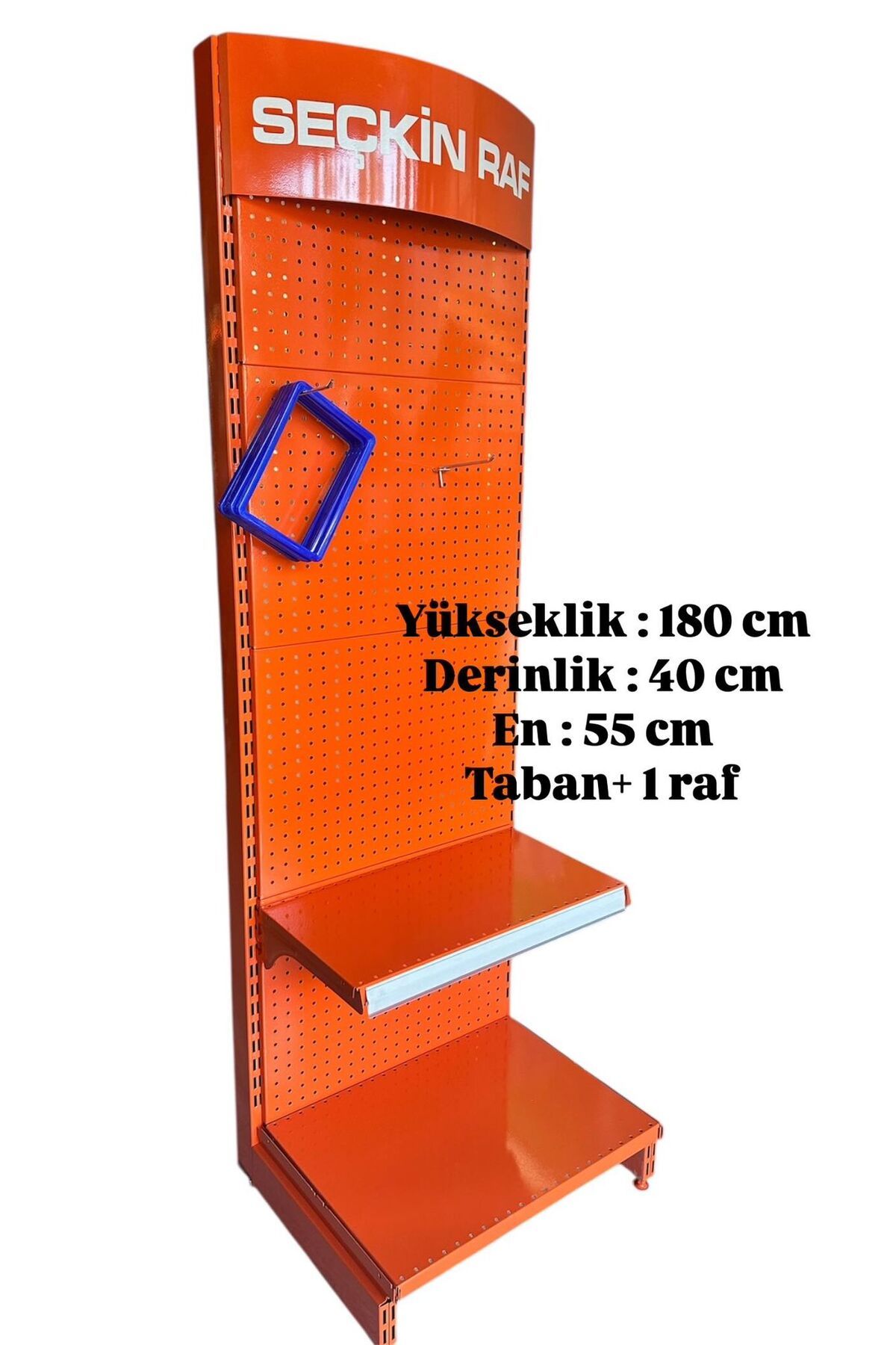 SR SEÇKİN RAF Hırdavat Ünitesi Duvar Rafı - Delikli Pano Rafı- Teşhir Standı