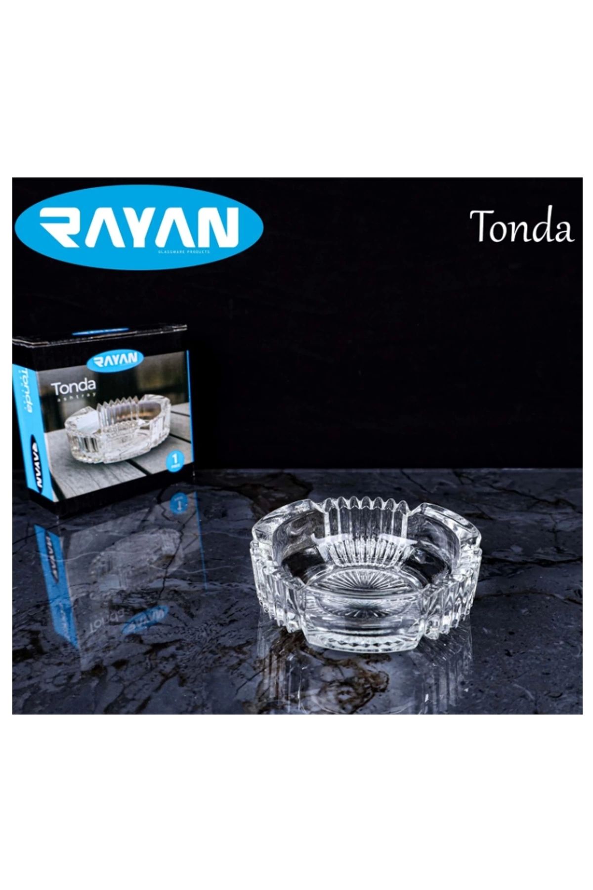 PRATİKOBA Rayan Tonda Cam Küllük