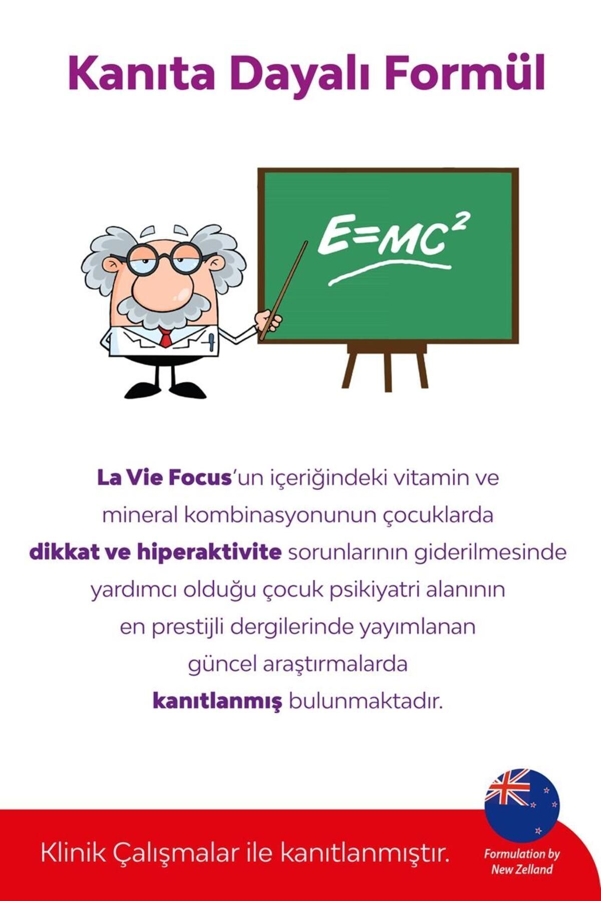 La Vie-Focus Magnesium Containing Silicon and Multivitamin Multivitamin Gummy for Intelligence and Brain Development 5