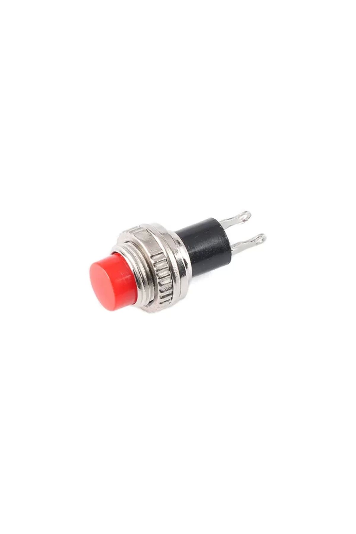TIEE 10mm Mini Diafon Buton - Normali Açık (NO) - KIRMIZI