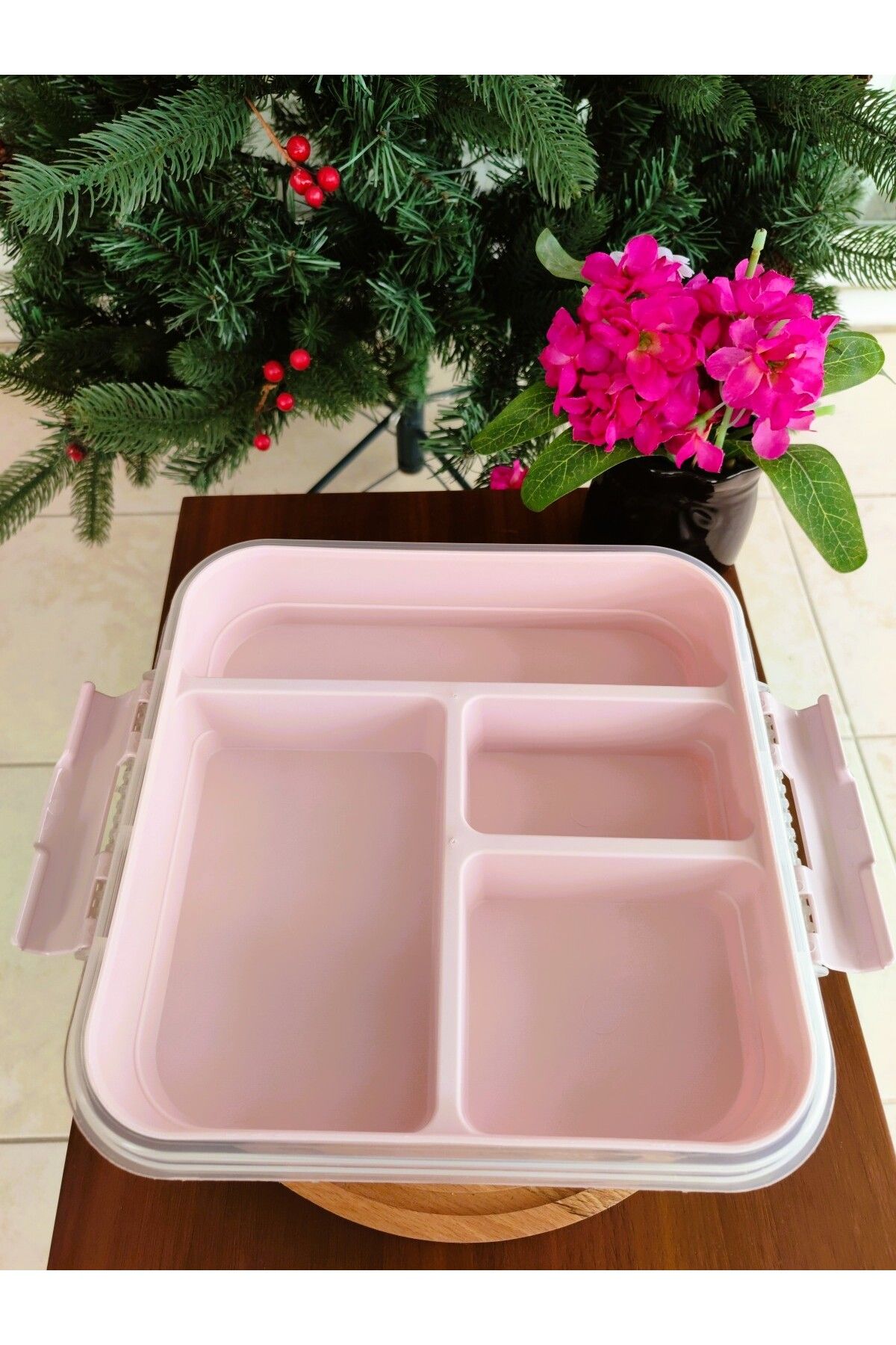 Madame Coco-Modline Layered Box with Bracket Ecru Color - 26X24X11 cm 4