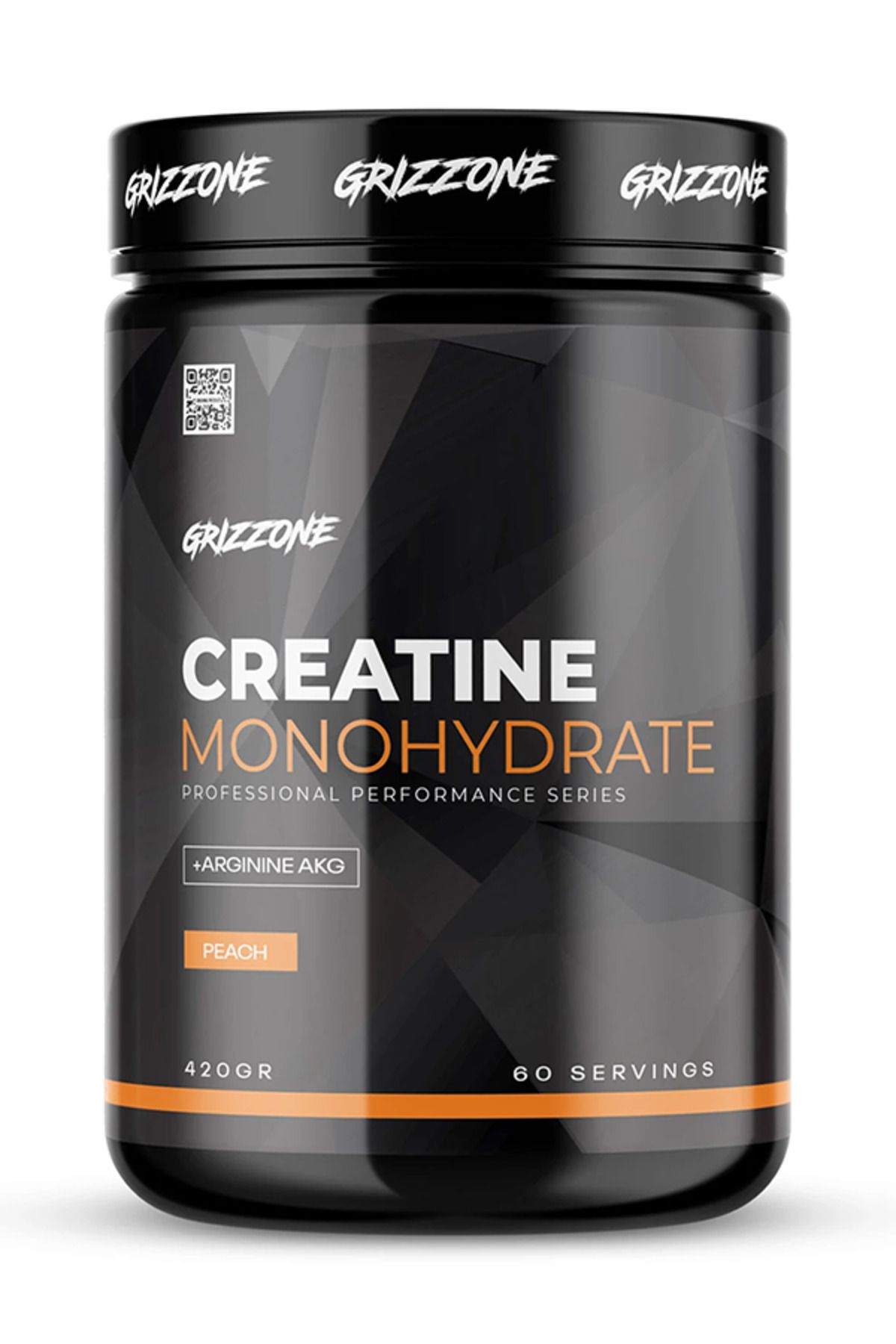 GRIZZONE Creatıne 420 gr 60 Servıs 4 gr Creatıne 1 gr Argınıne Aakg Şeftali