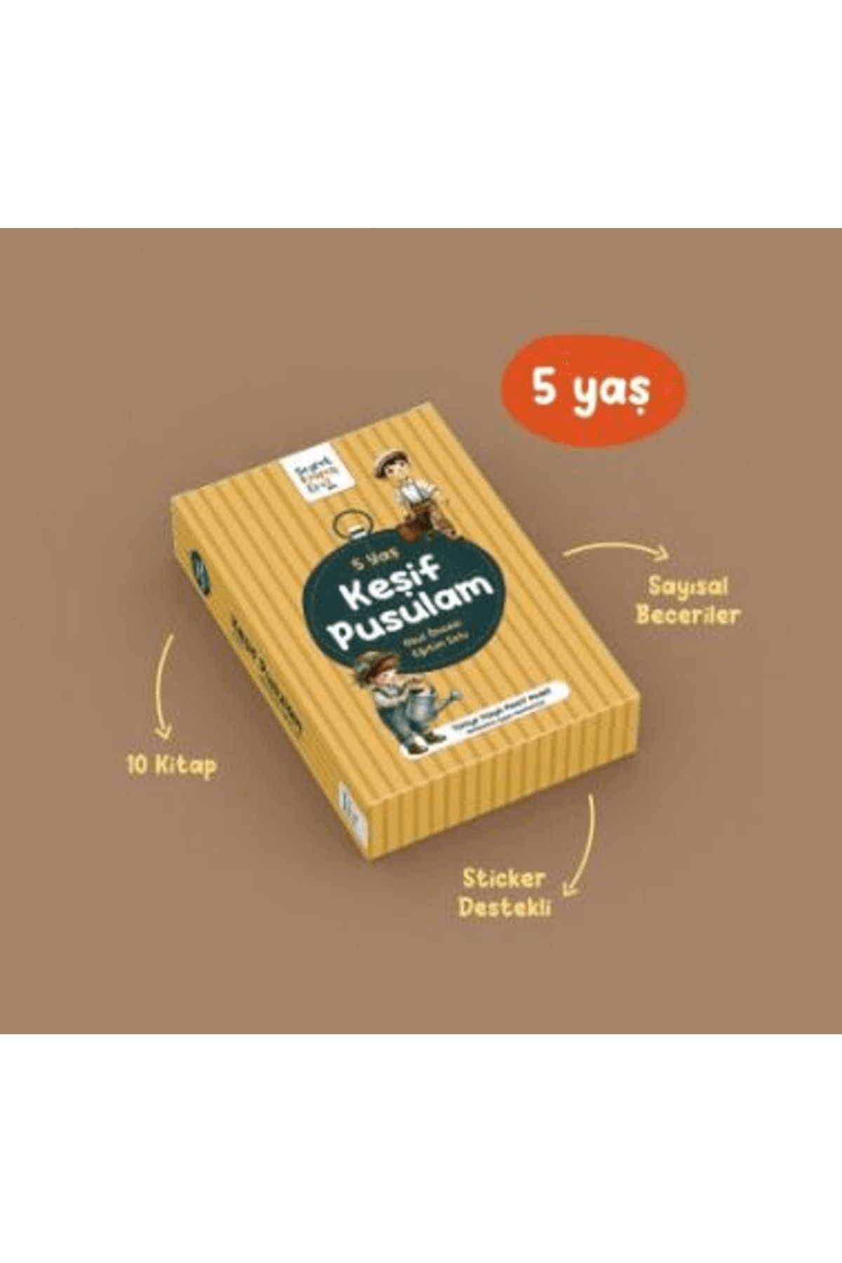 Multibem Yayınları Keşif Pusulam Set - 5 Yaş İçin Okul Destek Seti / Kolektif / Multibem Yayınları / 4444444443638