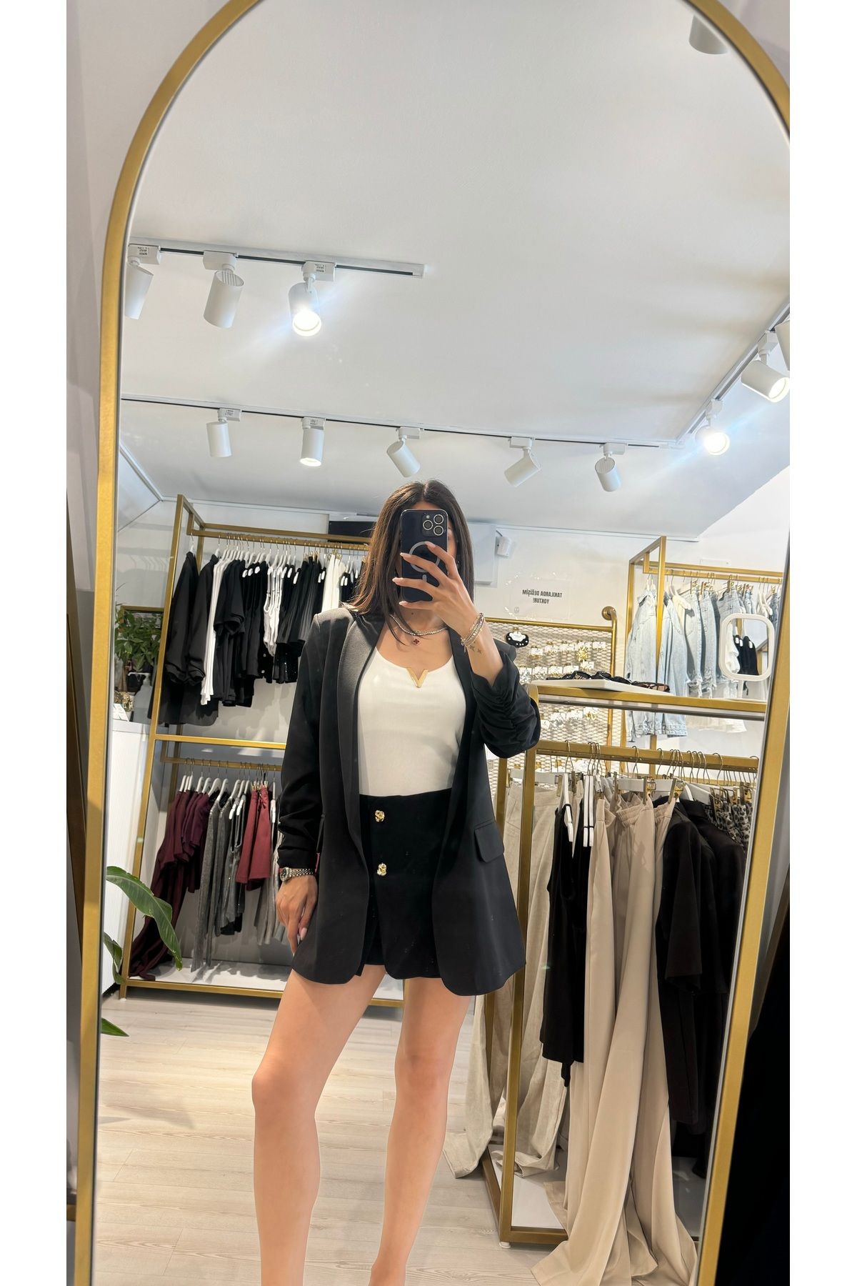Boutique Mint Kol Büzgülü Blazer