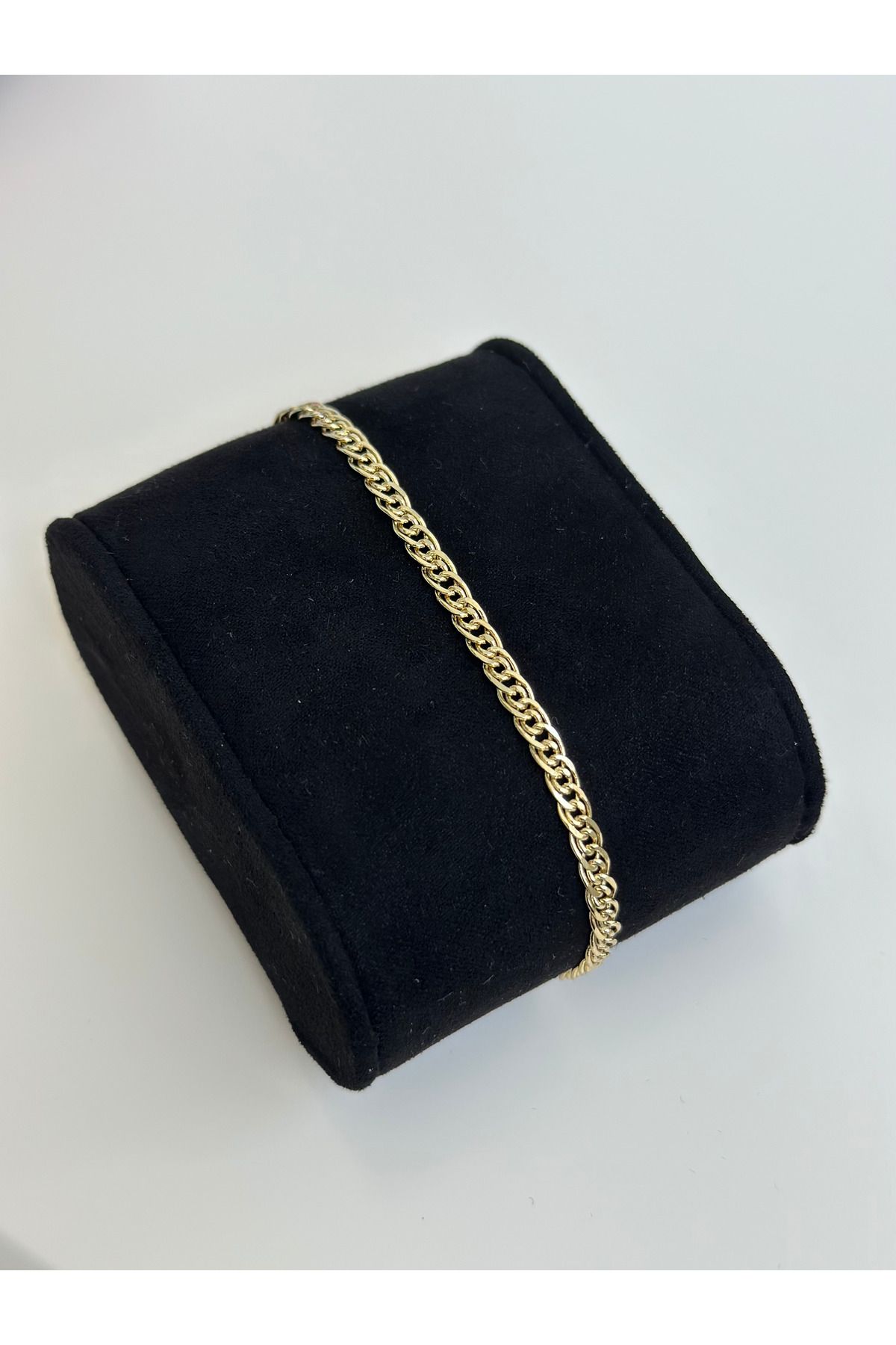 NİSSBEBE XUPİNG JEWELRY VİP Bileklik 14K Renk KARARMAZ Çelik Bileklik (DOĞALTAŞ BİLEKLİK HEDİYE)
