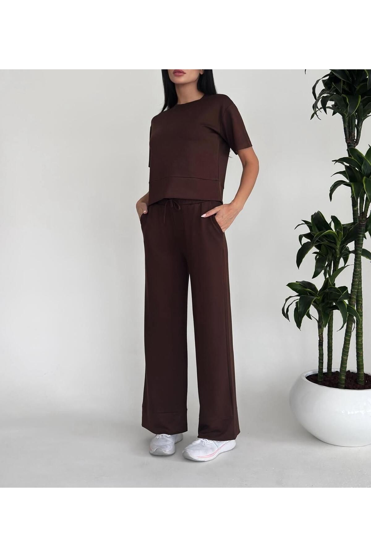 Butik Kahverengi eşofman takım