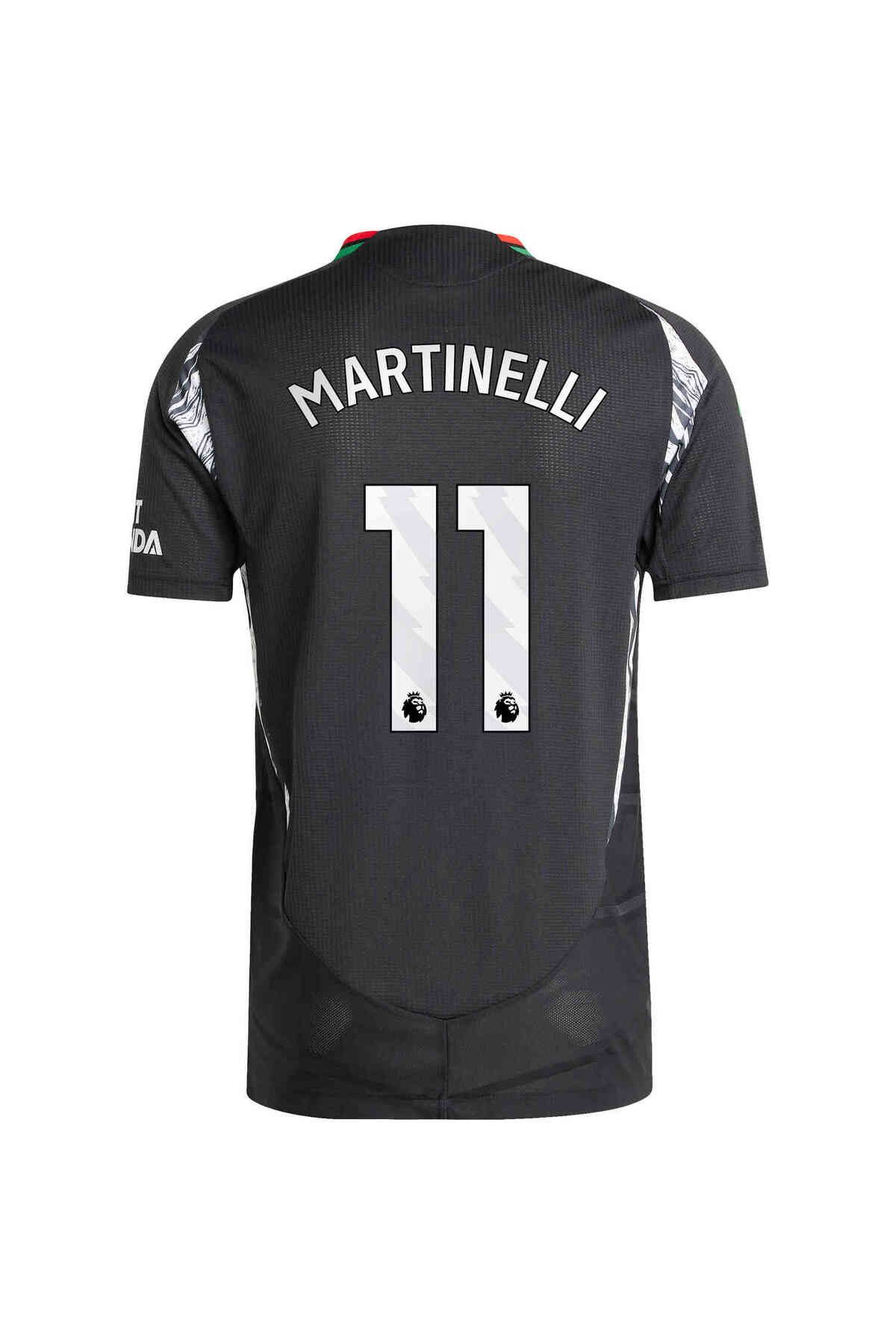 kombinezyum 2024-25 ARSENALL #11 Gabriel MARTİNELLİ Deplasman Yetişkin Forması (BLACK)