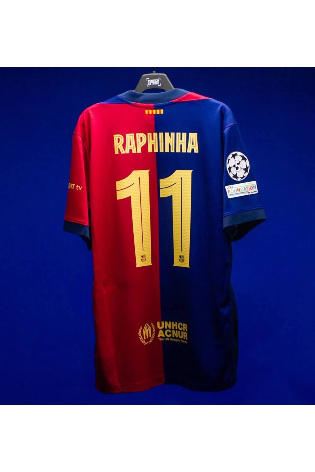 kombinezyum 2024/25 Barcelona #11 RAPHİNHA İç Saha Forması (PARÇALI)