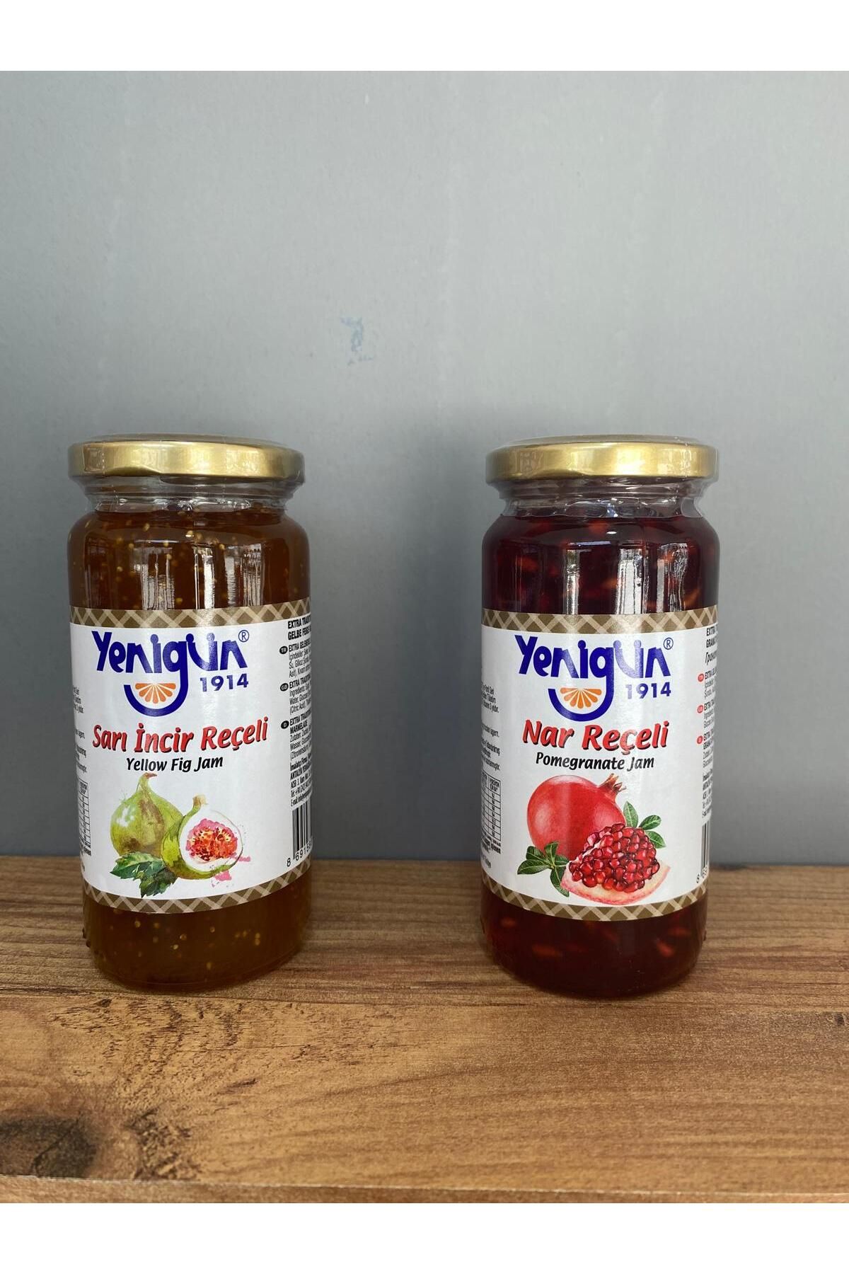R.GÜLTEKİN YENİGÜN 2'Lİ REÇEL ( SARI İNCİR VE NAR RAÇELİ) 2* 290 GR
