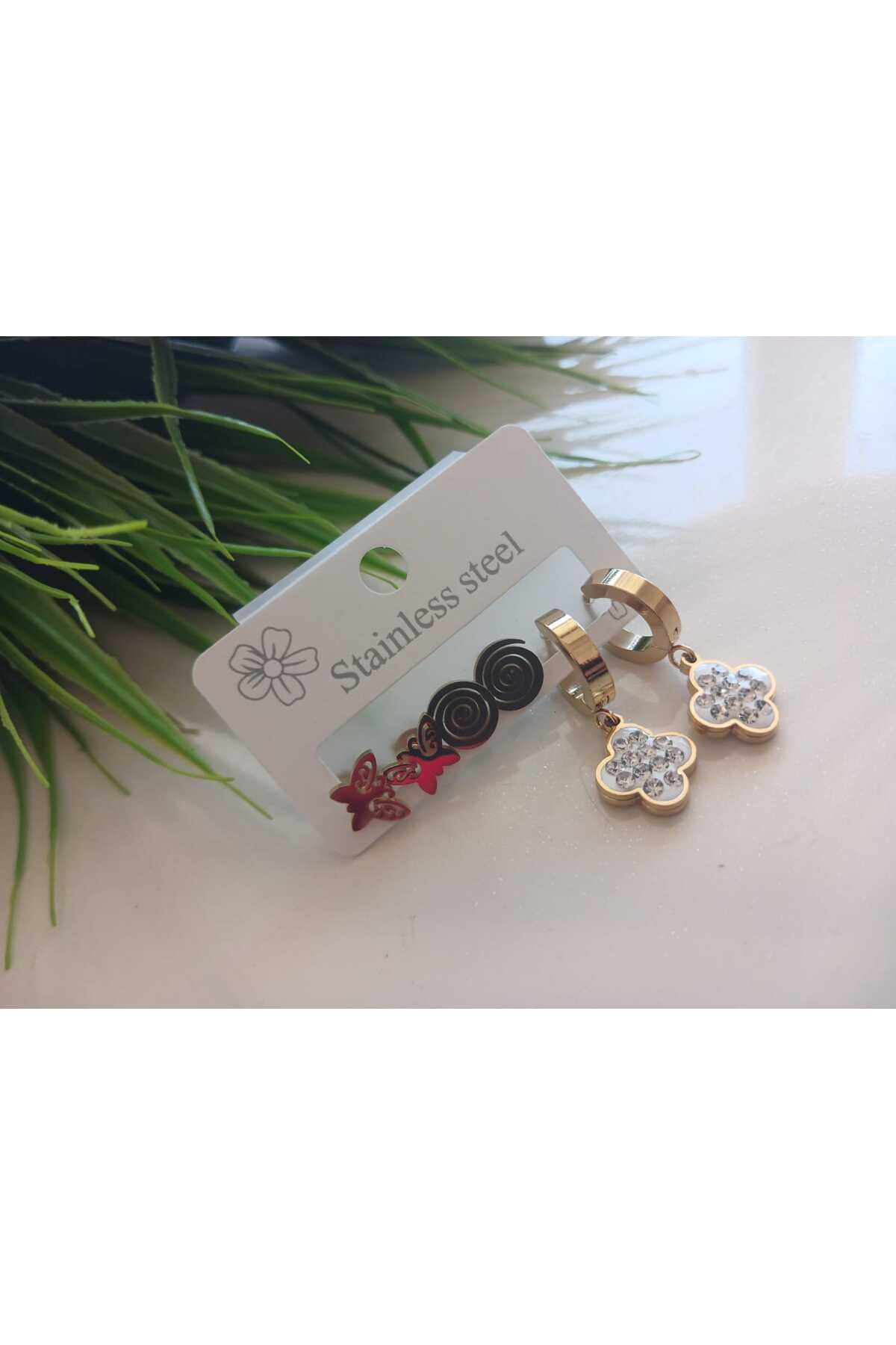 Jewerly Celik yonca küpe