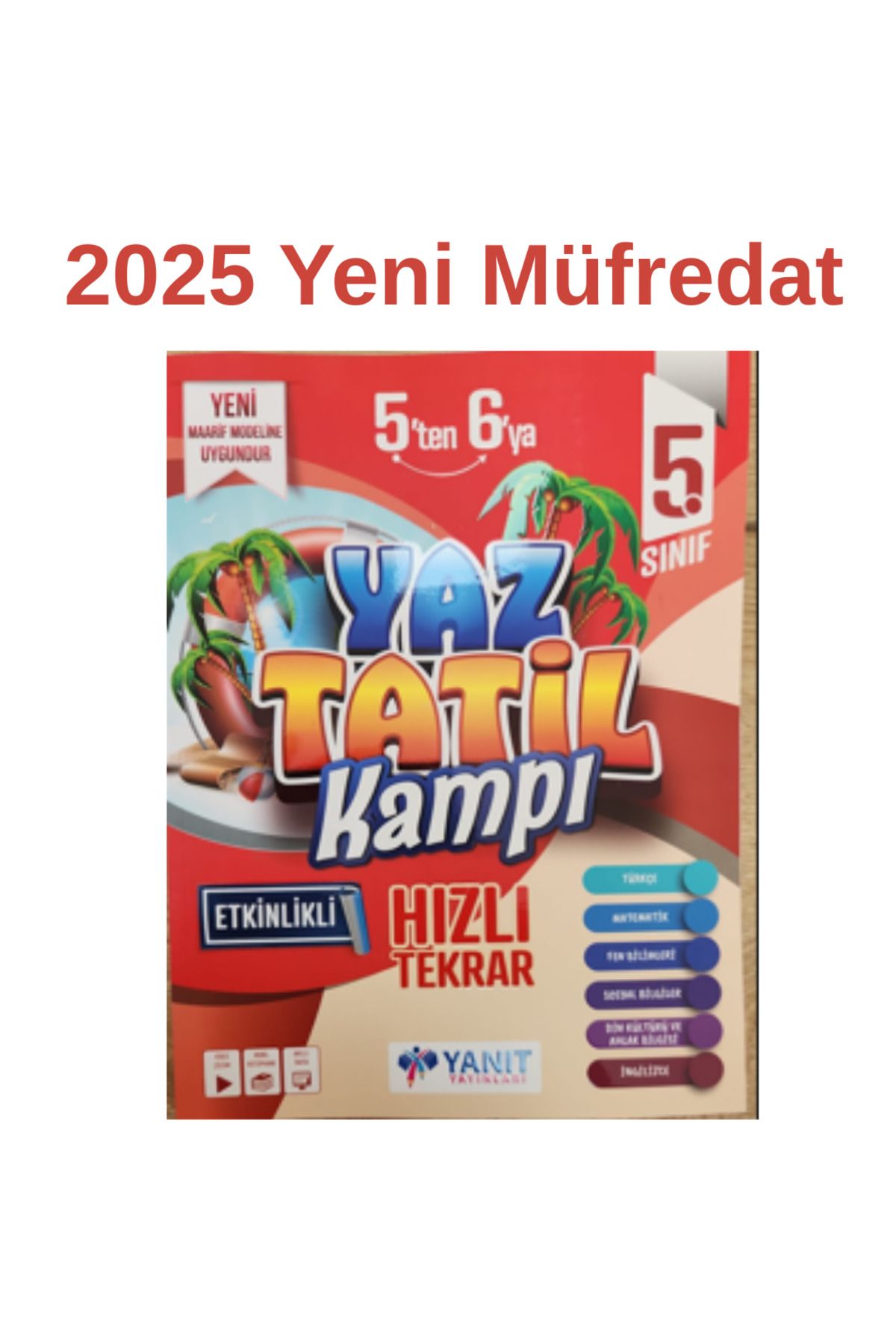 Yanıt Yayınları YANIT 5.SINIF YAZ TATİL KAMP KİTABI 2025 YENİ MÜFREDATA UYGUN