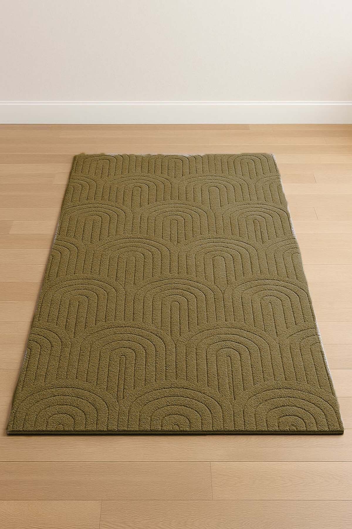 Raschel Carpet Moopy Kaymaz Taban Polyester Ekstra Yumuşak Halı Yolluk