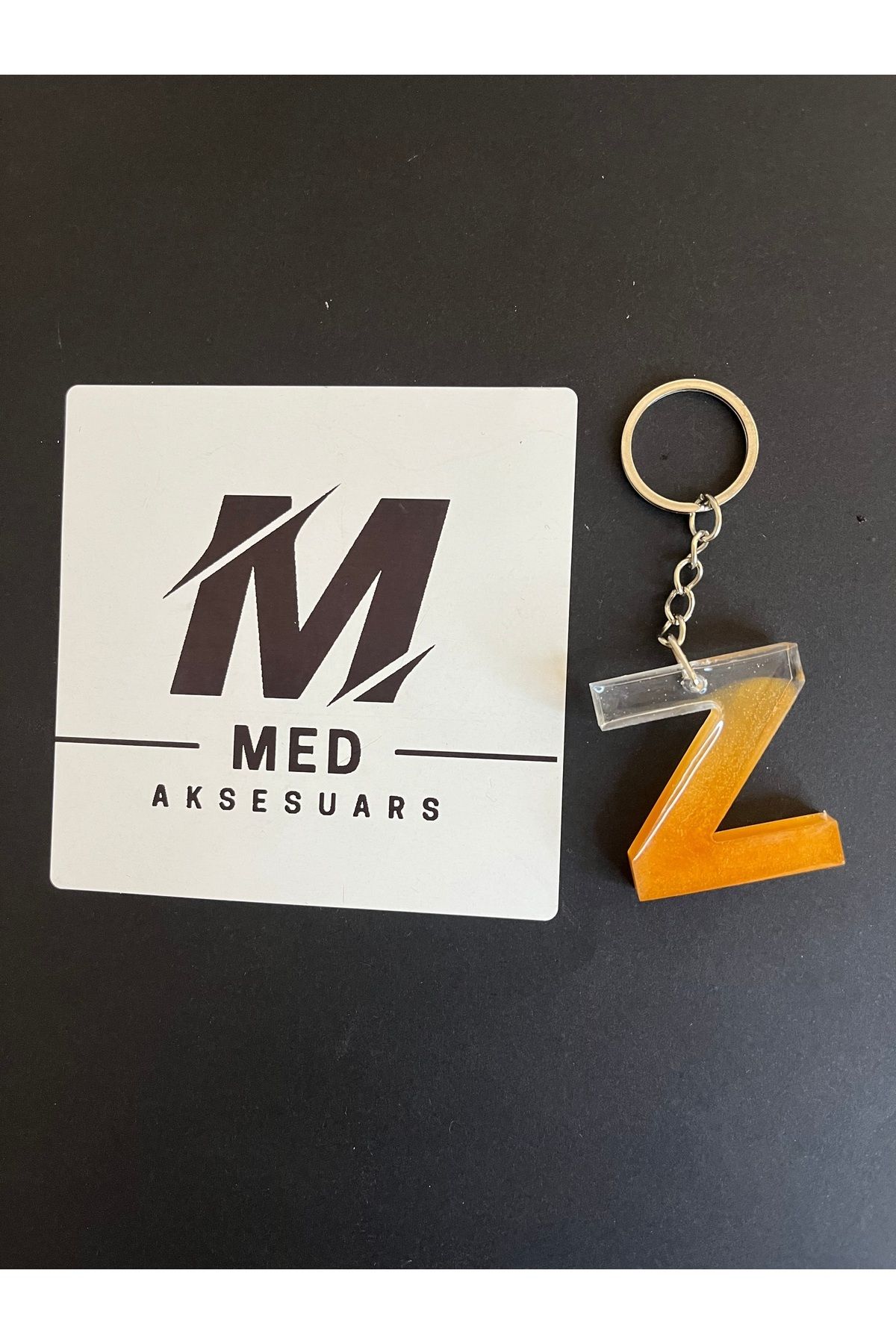 medaksesuars Epoksi Harf Anahtarlık Ve Çanta Süsü