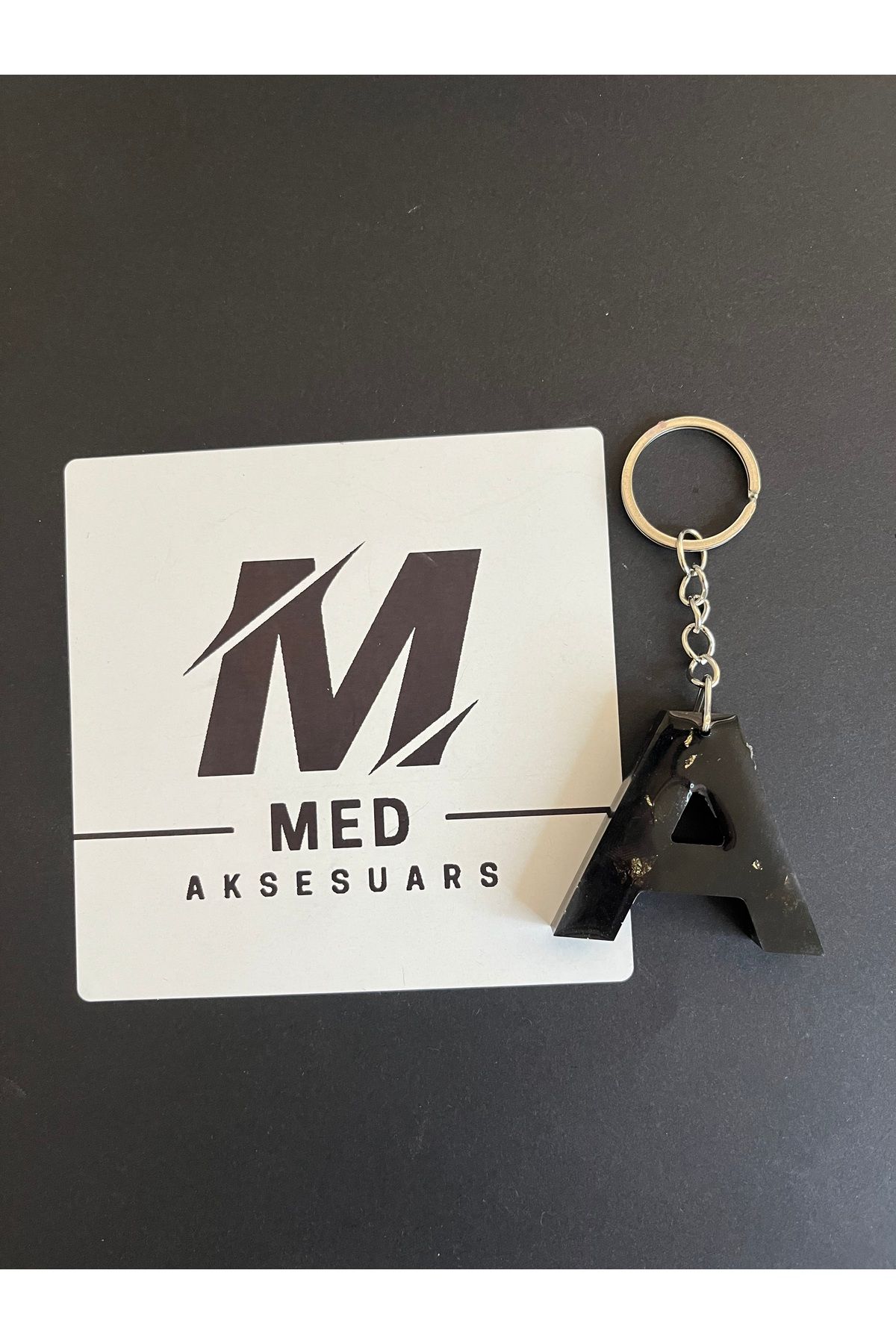 medaksesuars Epoksi Harf Anahtarlık Ve Çanta Süsü