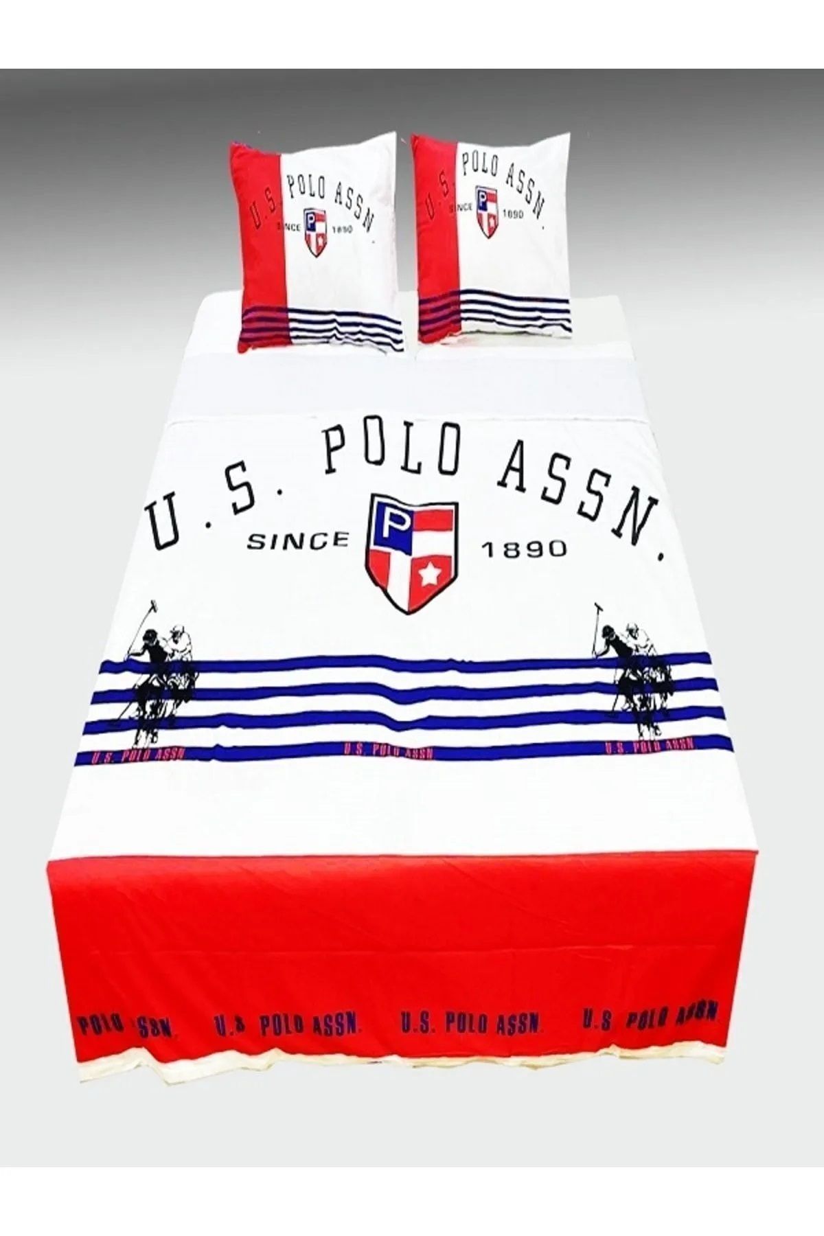 ARMES DESİGN ARMES DİJİTAL BASKI ÇİFT KİŞİLİK NEVRESİM TAKIMI TR-US POLO