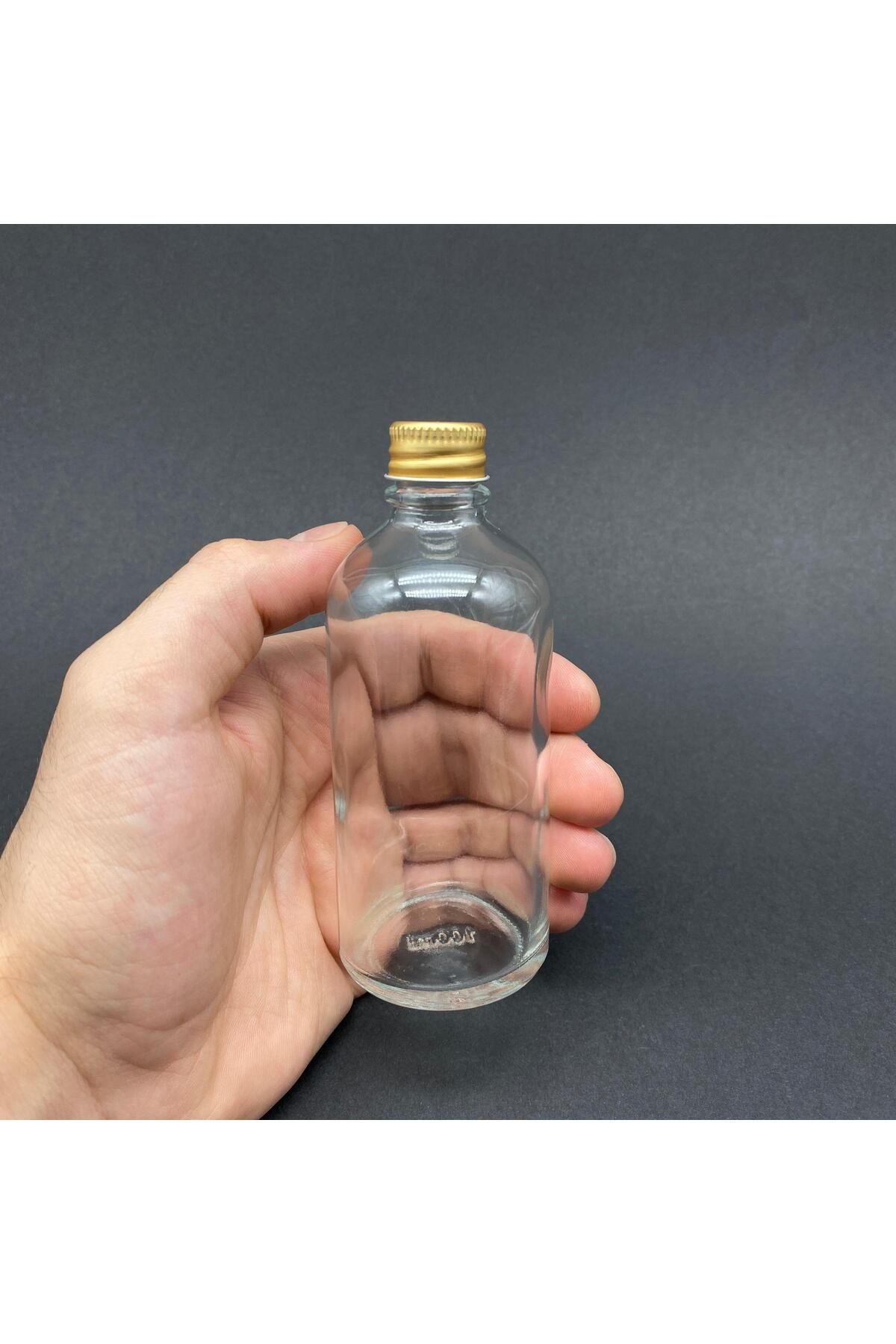 makrobay 100 ml Tıpalı Cam Şişe (10 Adet) – Şeffaf, Sızdırmaz, Çok Amaçlı Mini Cam Şişe