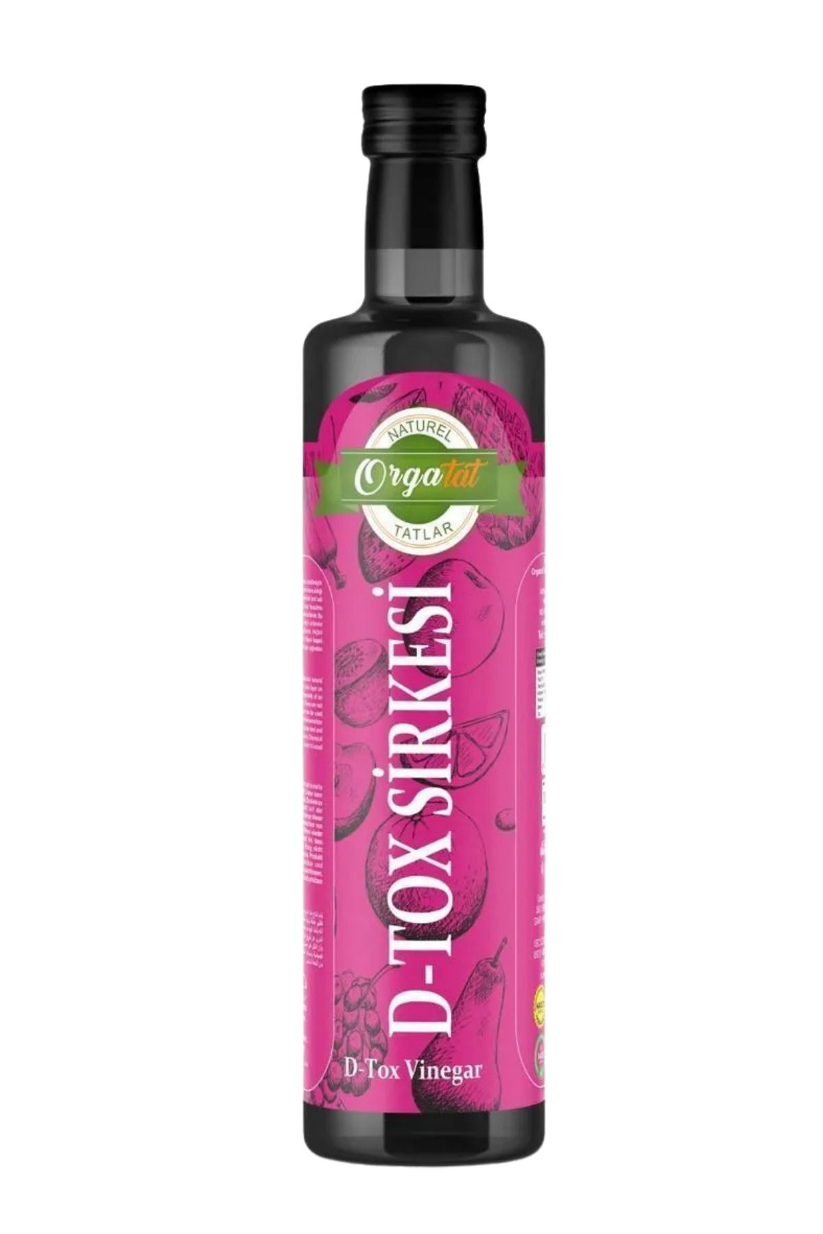 ORGATAT 500 ml Detoks Sirkesi Doğal Fermantasyon (Detox Vinegar)