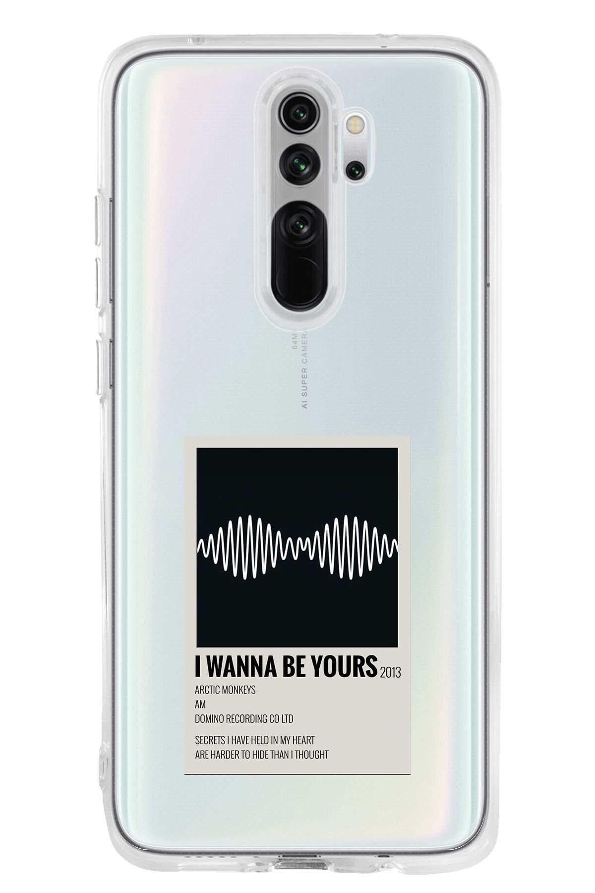 TechTree Redmi Note 8 Pro Uyumlu I Wanna Be Yours Şeffaf Silikon Kılıf
