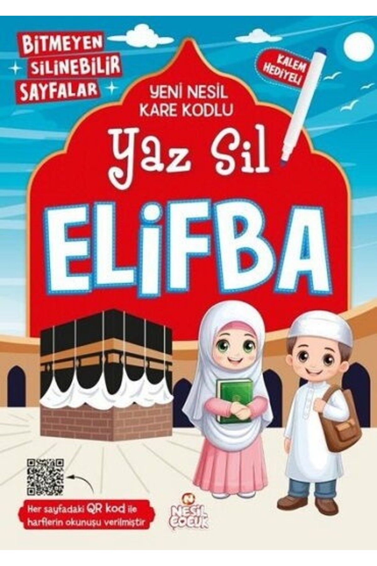 Nesil Çocuk Yayınları Yaz Sil Elifba Kalem Hediyeli Nesil Çocuk Yayınları