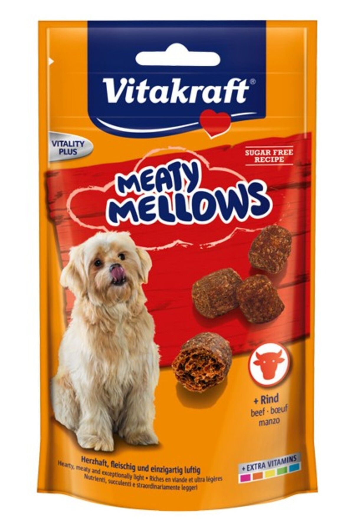 Orqinel Vitakraft Meaty Mellows Biftekli Köpek Ödülü 120 Gr