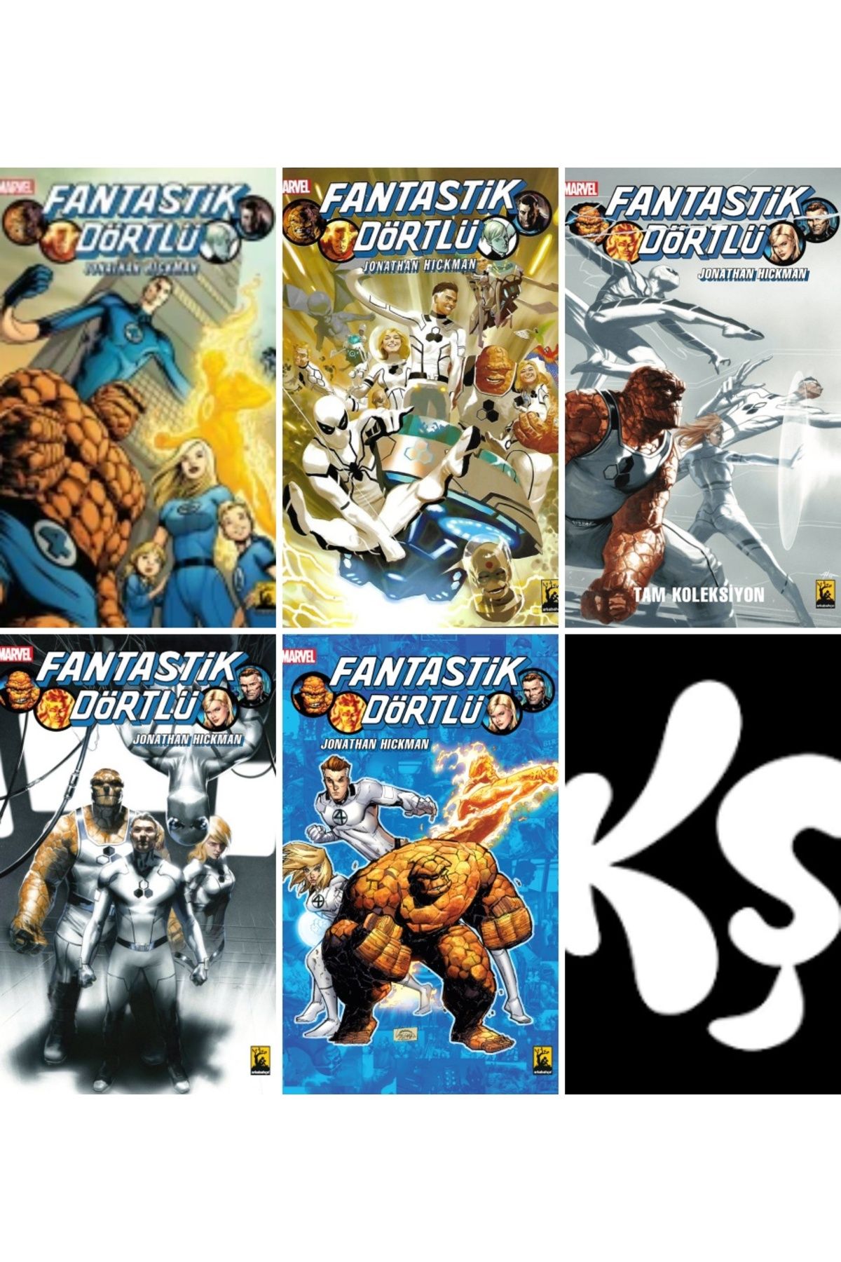 Arka Bahçe Yayıncılık Fantastik Dörtlü 1-2-3-4-5 SET (5 KİTAP)