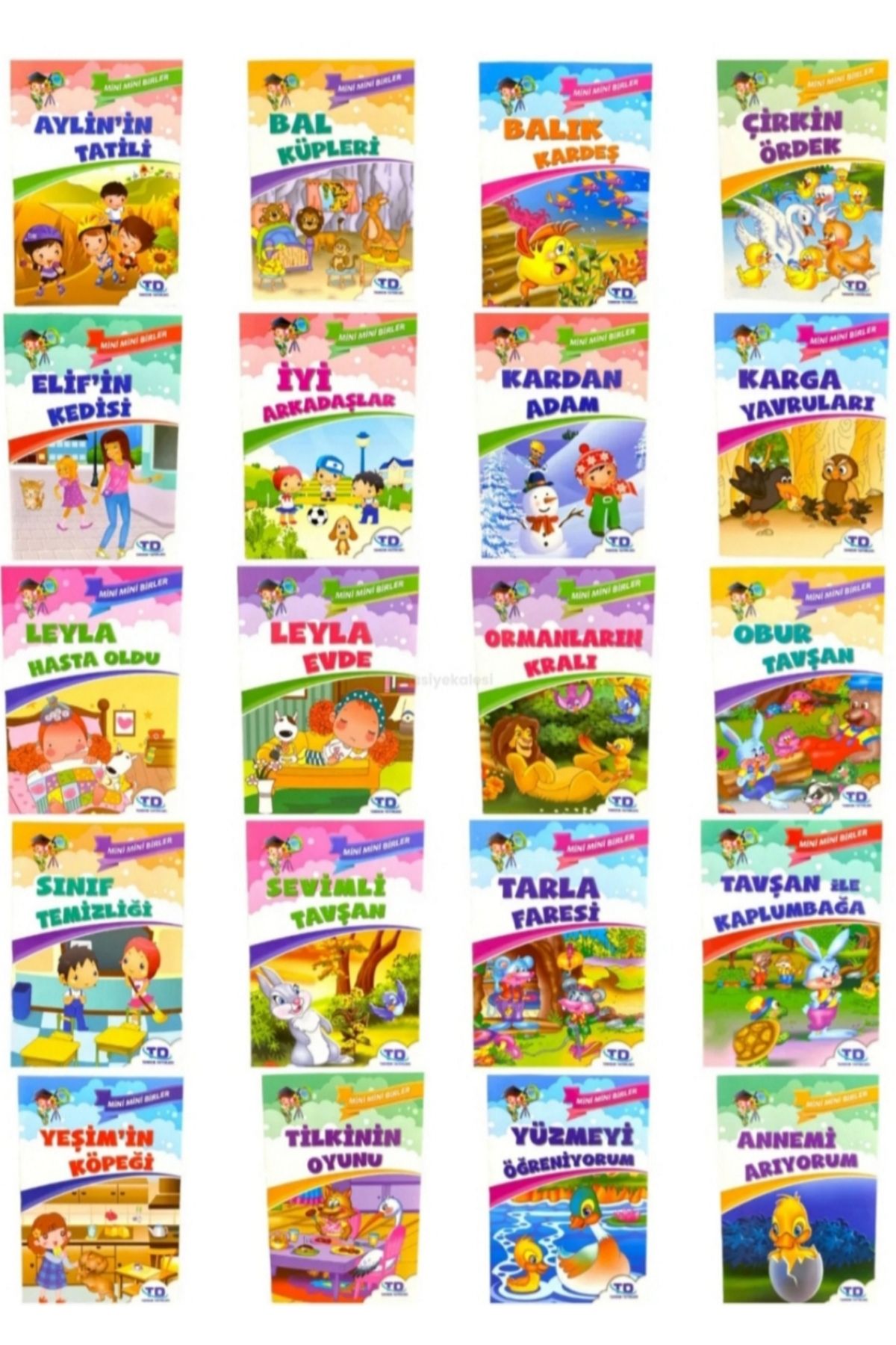 yuka yayıncılık 1 Sınıflar için 80 kitap Artık okuyorum hikayeler SETİ 80 ADET HİKAYE KİTABI