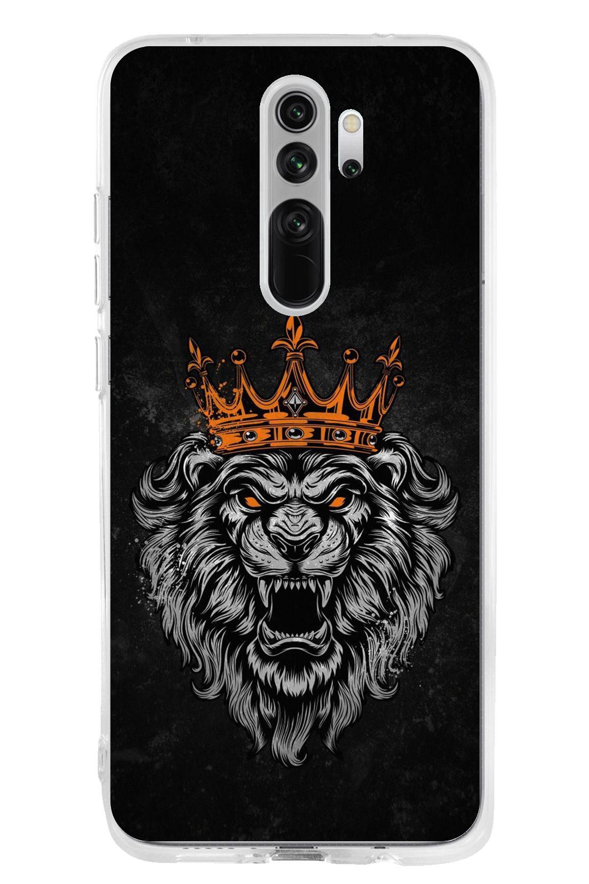 TechTree Redmi Note 8 Pro Uyumlu Kurt Ruhu Şeffaf Silikon Kılıf