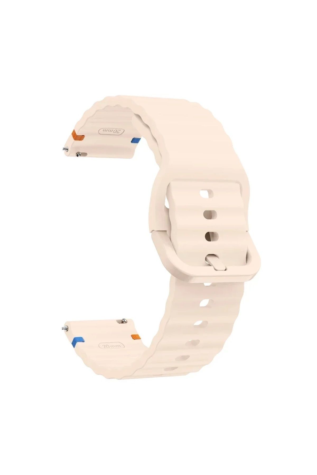 Dmay Amazfit Bip S / Bip Lite / Bip U / Bip U Pro Uyumlu Tokalı Silikon Kordon 20MM