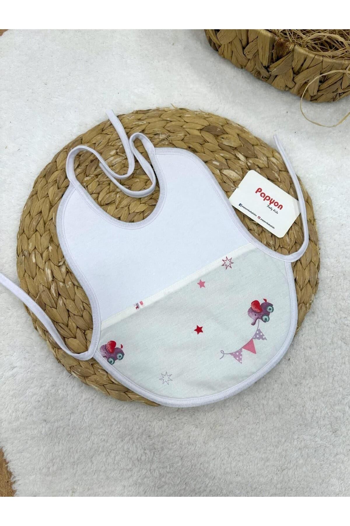 Papyon Baby Kids Büyük Boy Baskılı Penye Bebek Önlük