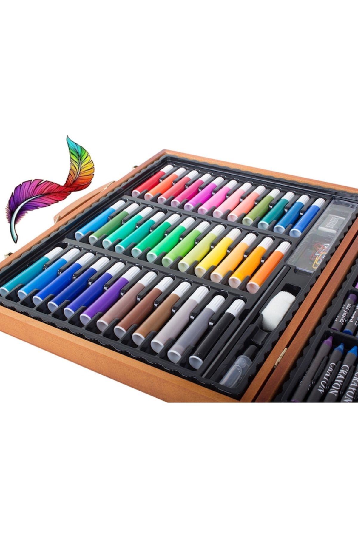varioshop-VarioShop® Complete Drawing and Painting Set for Children, 150 Elements, Storage Case 8