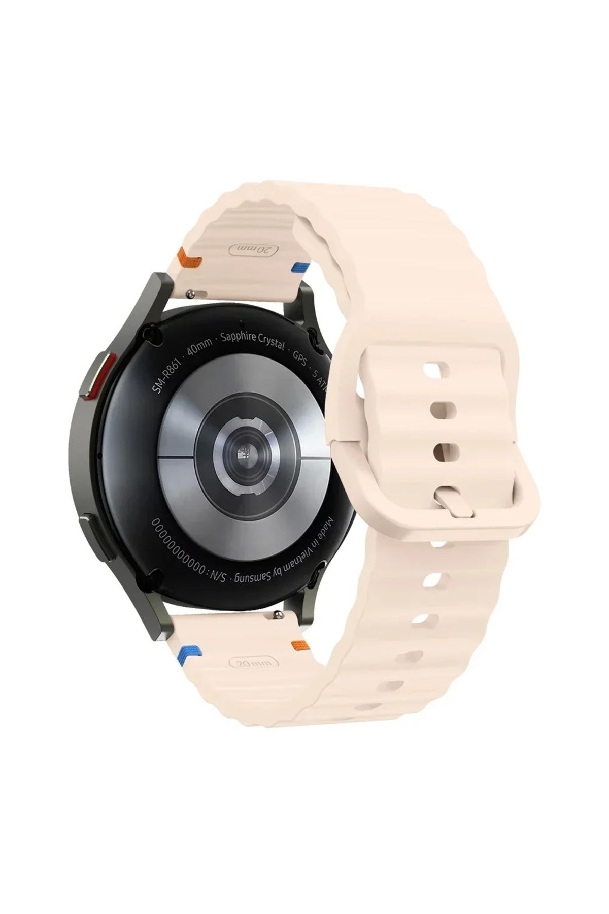 Dmay Amazfit Gts 3 / Gts 2 Mini / Gts 4 Mini Uyumlu Tokalı Silikon Kordon 20MM