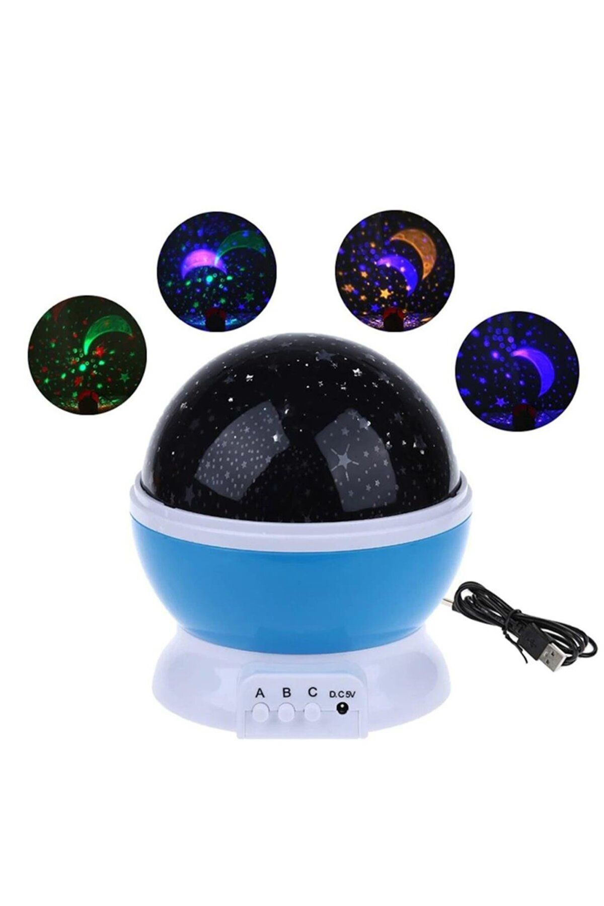Powermaster Starmaster KLC-03 Yıldız Yansıtmalı Küre Tip Gece Lambası